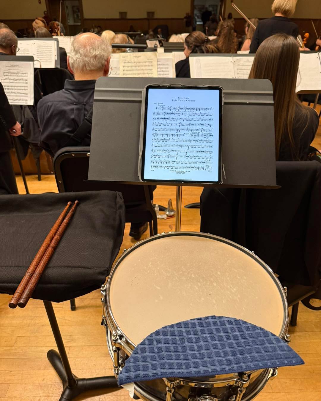 Happy first concert of the season for Wilmington Community Orchestra! Joined them on Franz Suppé’s Light Calvary March, but a spectacular concert all around!