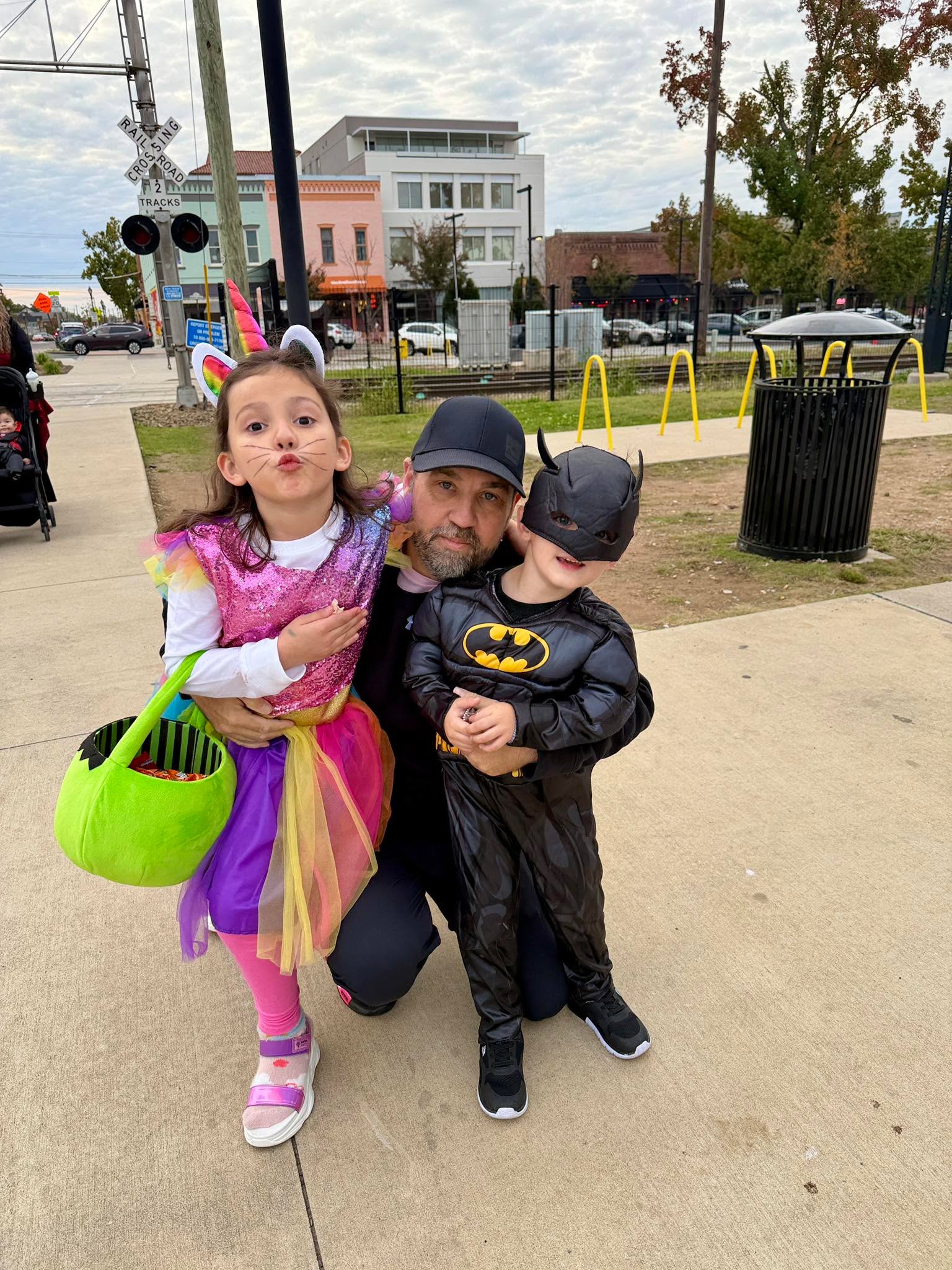 Just a little downtown Rogers trick-or-treating. The kids got a good haul, and that’s all that matters!