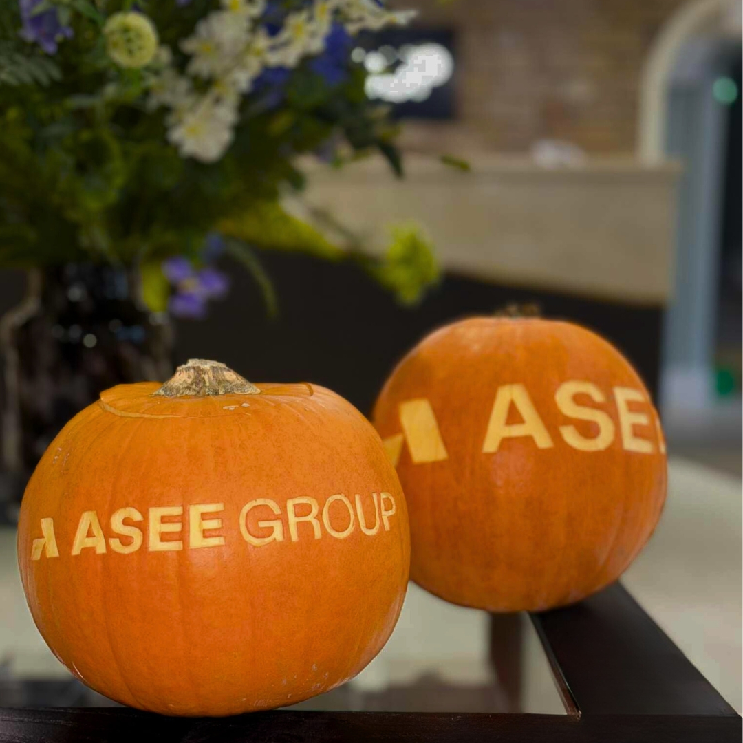 Happy Halloween from Everyone at @aseegroup_ 🎃
Carved, glowing, and ready for Halloween Night!