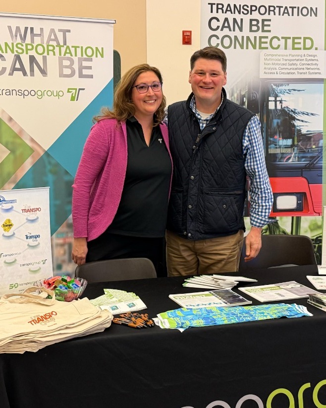 👋 Christopher Titze and Kimberly Patterson are at the New York Public Transit Association (NYPTA) 2025 Annual Conference & Expo! Our team is excited to connect with transit professionals from across New York and beyond to discuss the future of mobility, innovation, and community-driven solutions. Stop by our booth to say hello and learn how Transpo is helping agencies plan and deliver safe, efficient, and equitable transportation systems.