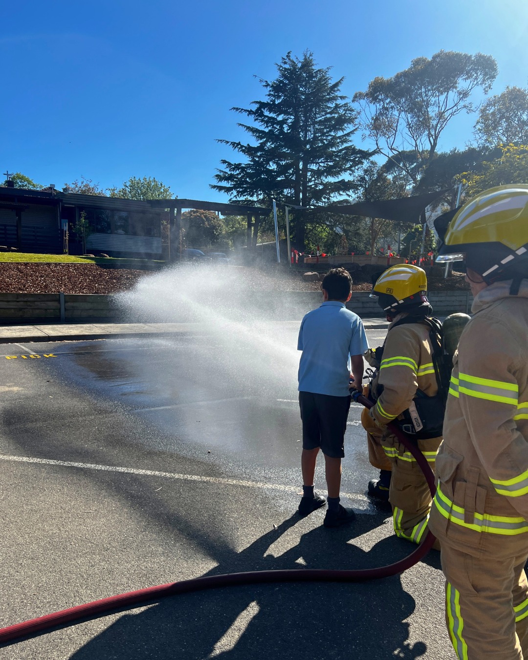 🔥 Fire Safety Fun for 1/2 Students!🔥
Our 1/2 classes had an amazing day last week learning all about fire safety! 👩🚒🚒
Indoors, they explored safe vs unsafe fires, practiced moving low to the ground, and talked about family fire plans. Outdoors, they got hands-on with a real fire truck and even had a turn holding the fire hose!
A big thank you to the Ferntree Gully CFA for this fun and valuable experience! ✅
#SJB2025 #stjohnthebaptistprimaryferntreegully #melbournecatholicschools #HopeFilledCommunity #enrichedcommunities #lightingtheirpath #catholiceducation
