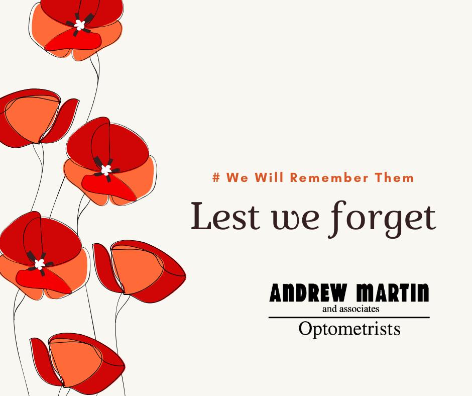 We will remember them.
This upcoming Remembrance Day, we pause to honour those who gave so much for the freedoms we enjoy today.
#AndrewMartinOpt #PoppyDay #LestWeForget #SightCareLocal #Boldmere #MereGreeen #SuttonColdfield