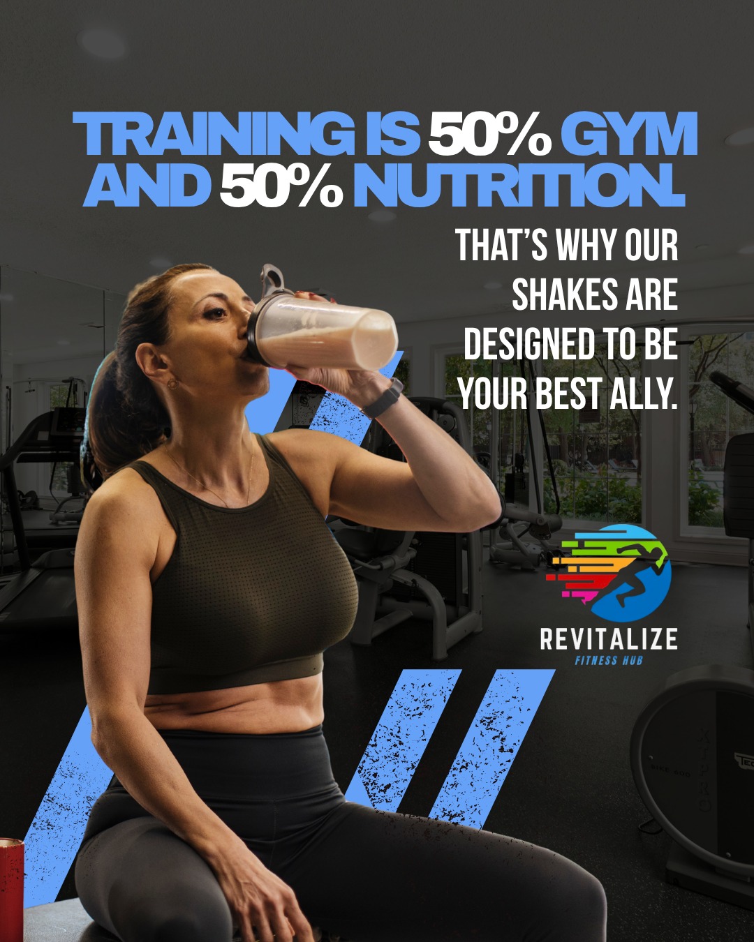 🥤 Give your body what it needs. With the right fuel, you’ll see results faster, recover better, and feel stronger every day. Nutrition is not an option—it’s part of the training. #CrossFitNutrition