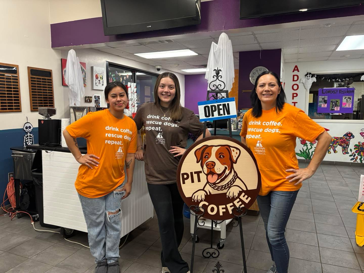 We were so happy to sponsor our friends at @pit.coffee as they came out to serve the amazing staff at our the Fort Worth Animal Care & Control Silcox location today! ☕💙 Tomorrow, they’ll be heading to the North Animal Campus to make sure those hardworking team members get a much-deserved treat too. Huge thanks to Pit Coffee for helping us show a little love (and caffeine!) to the folks who care for our animals every day. 🐾