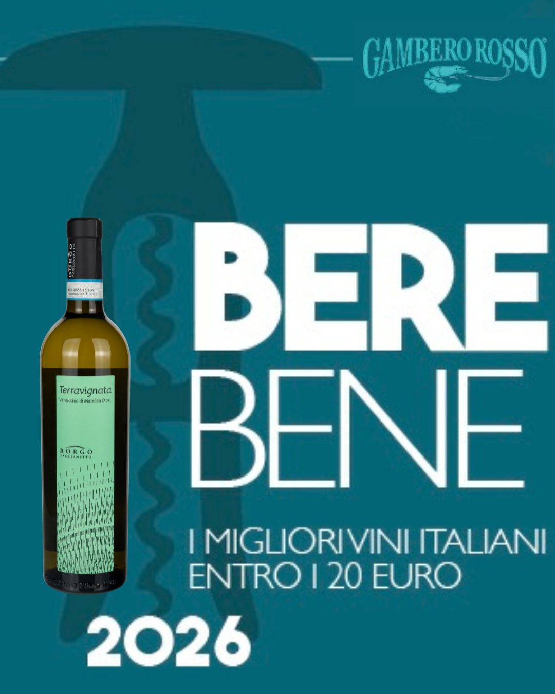 Non ci fermiamo qui! 💪
Il nostro Terravignata 2024 è stato premiato dalla guida BereBene 2026 come uno dei vini italiani con il miglior rapporto qualità-prezzo.
Un brindisi alla versatilità del Verdicchio di Matelica e al lavoro della nostra cantina! 🥂💚
We’re not stopping here! 💪
Our Terravignata 2024 has been awarded by the BereBene 2026 guide as one of the Italian wines with the best quality–price ratio.
A toast to the versatility of Verdicchio di Matelica and to the hard work of our winery! 🥂💚
#vinoitaliano #verdicchiodimatelica #organic #madeinitaly #matelica #siamofivi #borgopaglianetto #fivi #winelovers #gamberorosso #verdicchio #terravignata #wineawards