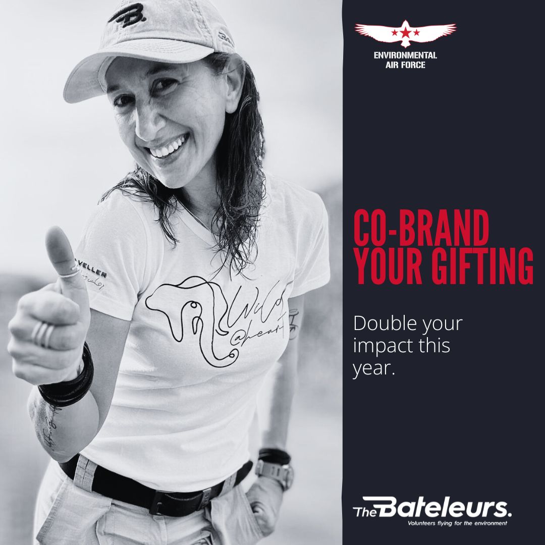 Double your impact this year when buying corporate gifts or end of year promo merch. Co-brand Bateleurs merchandise to fund conservation with your spend.
More on how to co-brand with us: https://bit.ly/41fVLoI
#flyingfortheenvironment #conservationinaction #wildlife #conservation #bateleurs