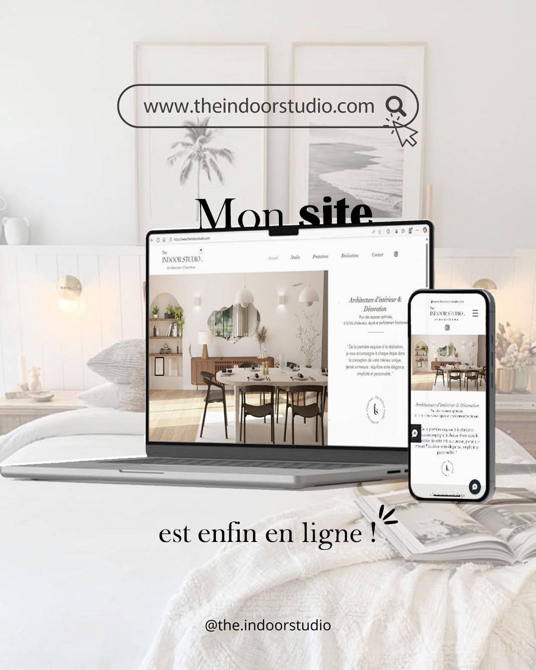 Mon site est en ligne, vous pouvez désormais découvrir mes projets et mes offres.
N'hésitez pas à me dire ce que vous en pensez ! ✨
Et pour toute question ou demande de devis, vous pouvez me contacter par email ou réserver un appel découverte gratuit ! 😊 (Lien en bio)
www.theindoorstudio.com
à très vite ! ☀
#architectedintérieur #décoration #architecturedintérieur #interiordesign #designdinterieur #design #decoratricedinterieur #agencement #site #bordeaux