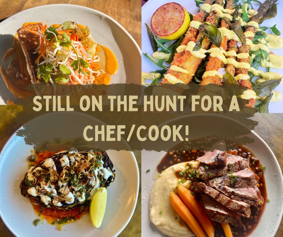 We've got a cracking kitchen team but we're keen to add bench strength ahead of summer. Do you want to work at one of the best venues on the south coast, renowned for our great food and friendly staff? We're looking for full timers who'd like a short or long term gig. We serve up great quality, straightforward pub favourites supplemented by delicious specials.
The Drom is a busy, friendly pub loved and supported by our local community and a firm favourite of tourists hitting the beautiful south coast for summer. If you'd like to be part of it, email us at: thedromedary@outlook.com or drop in for a chat and ask for our Head Chef Damon.