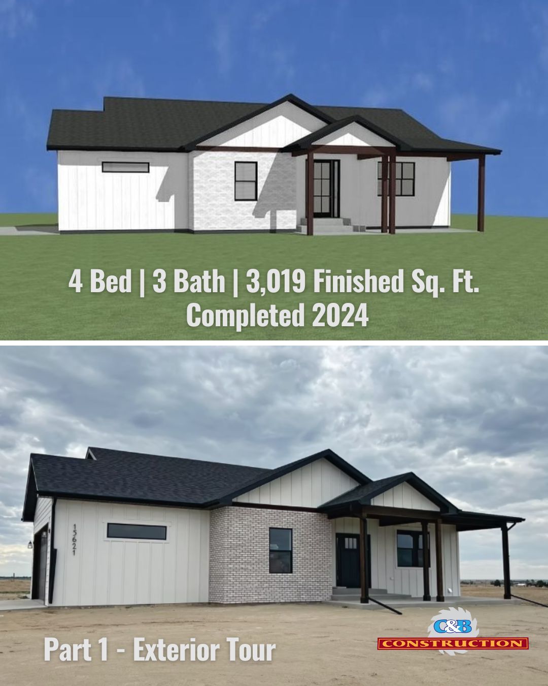 ✨ Custom Home ✨
Designed side-by-side with our clients, this modern farmhouse shows how intentional design makes every space count.
4 Bed | 3 Bath | 3,019 sq ft
Finished 2024 🏡
Smart layout, timeless details, and all the cozy farmhouse charm.
➡️ Interior tour coming later this month!