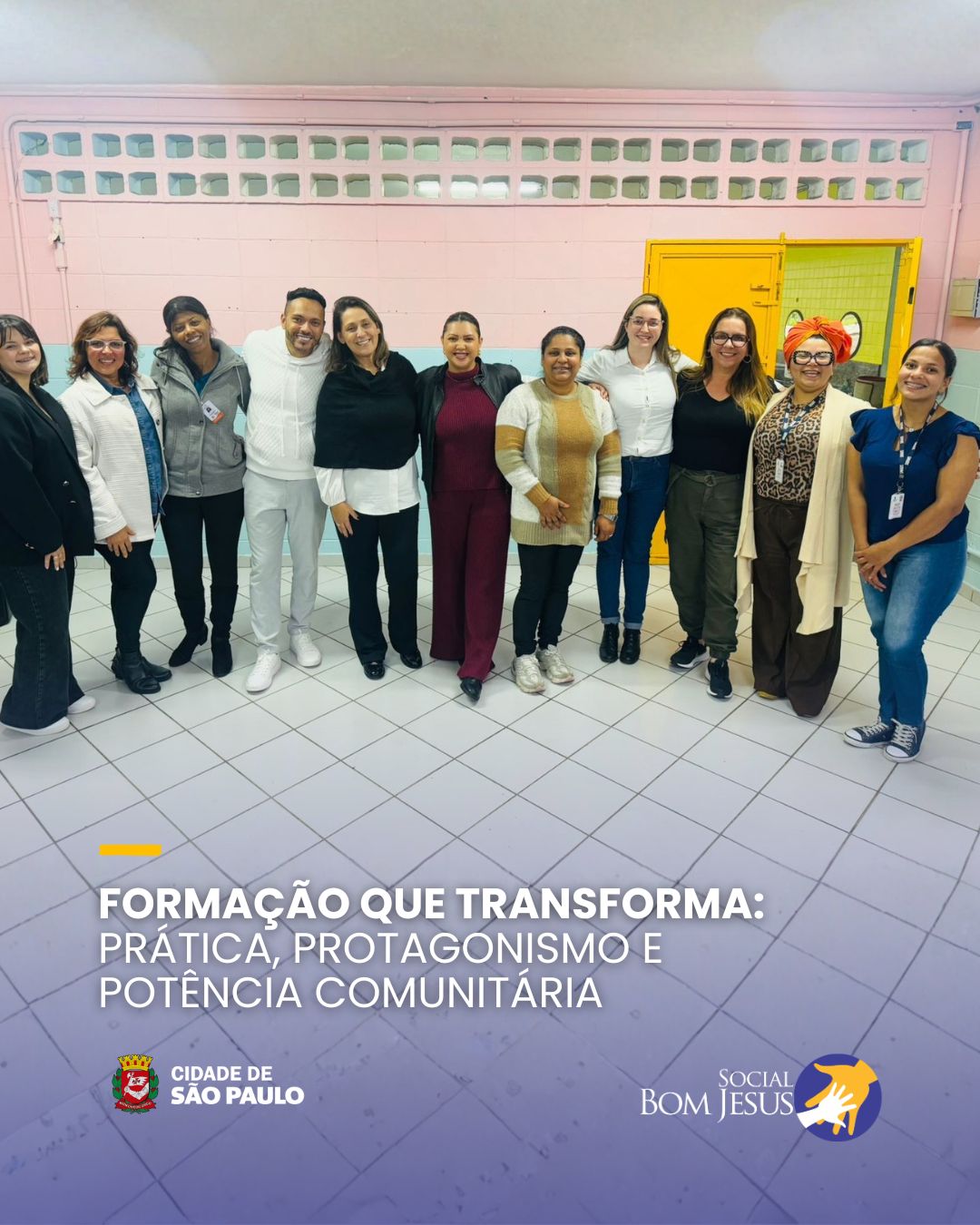 No dia 30 de outubro, o Cedesp Clube da Turma foi palco do Trabalho Prático Final das turmas de Confeitaria, Cuidador de Idosos, Manicure e Pedicure, um momento especial de troca, demonstração de habilidades e celebração das aprendizagens construídas ao longo do semestre.
Com a presença de representantes da SAS Boi Mirim, do CRAS Jardim Ângela, supervisores do Social Bom Jesus e parceiros da instituição, o evento fortaleceu o trabalho em rede e o vínculo com a comunidade.
Cada prato, cuidado e produção apresentada foi expressão de autonomia, autoestima e superação, reafirmando a potência da educação como ferramenta de transformação social.
💛 Parabéns a todos os envolvidos por construírem caminhos de pertencimento e desenvolvimento coletivo!
#CedespClubeDaTurma #SocialBomJesus #FormaçãoProfissional #TrabalhoPráticoFinal #EducaçãoTransformadora #ProtagonismoComunitário