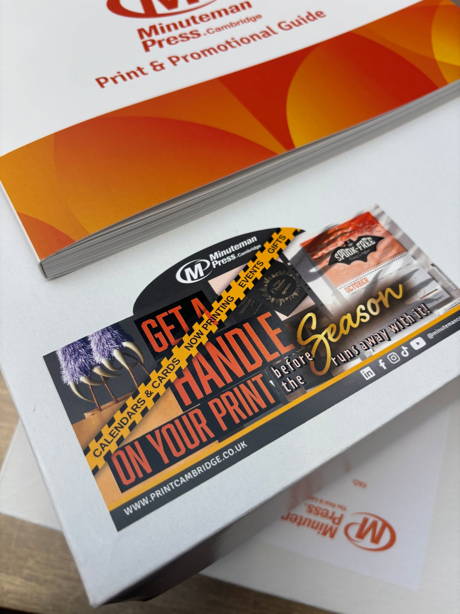 Have you spotted our latest custom stickers?
Never ones to shy away from a packaging ghoul-up, the transformative powers of a sticker are not to be underestimated, with the ability to add a little fun, highlight a promotion, or an extra luxe feel - all with very little outlay.
Contact us today for more information and unearth the possibilities - with custom shapes, the possibilities are endless!
www.printcambridge.co.uk
#cambridgebusiness #stickers #printmarketing #packagingdesign