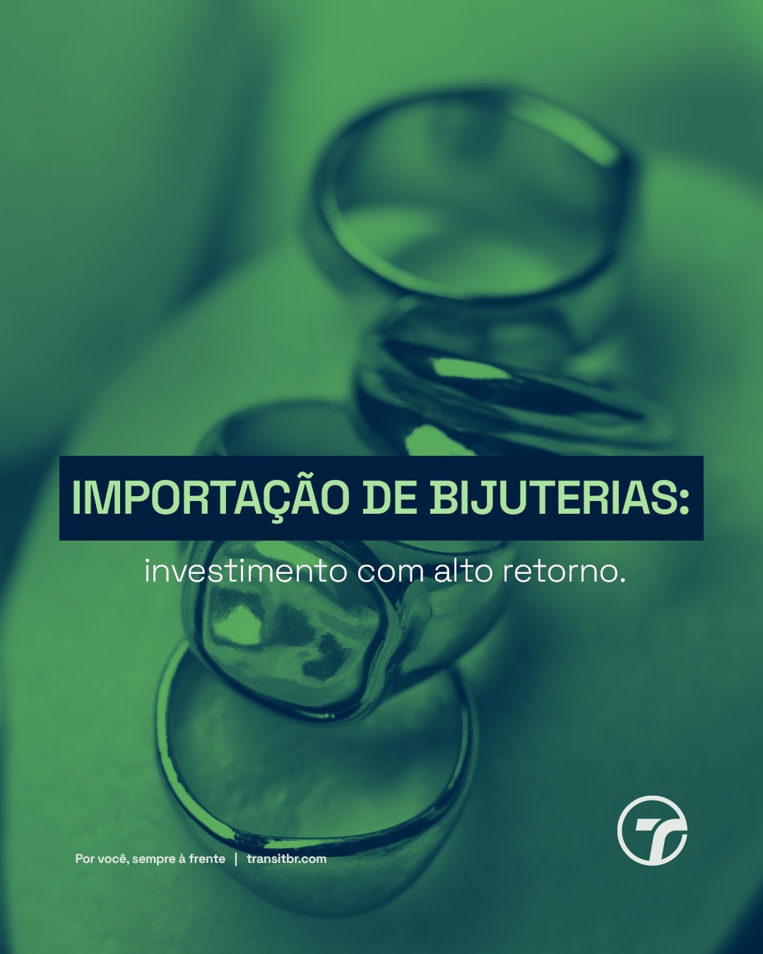 💍 Elas fazem parte do dia a dia, dão brilho em qualquer visual e seguem firmes como tendência de consumo no Brasil.
💰 Só em 2024, o mercado de joias, semijoias e bijuterias faturou US$ 3,59 bilhões e pode chegar a US$ 5,34 bilhões até 2029, um crescimento médio de 8,31% ao ano.
✅ O melhor! Esse tipo de produto possui uma variedade de opções, ótima margem de lucro e não tem sazonalidade. A mistura perfeita para qualquer negócio.
E aí? Vai ficar de fora ou embarcar nessa oportunidade?
A Transit está pronta para ser seu parceiro nessa importação. 💚
É só chamar a gente no Whats: (47) 3046-9350.
#transitbr #comercioexterior #importacao #agentedecargas