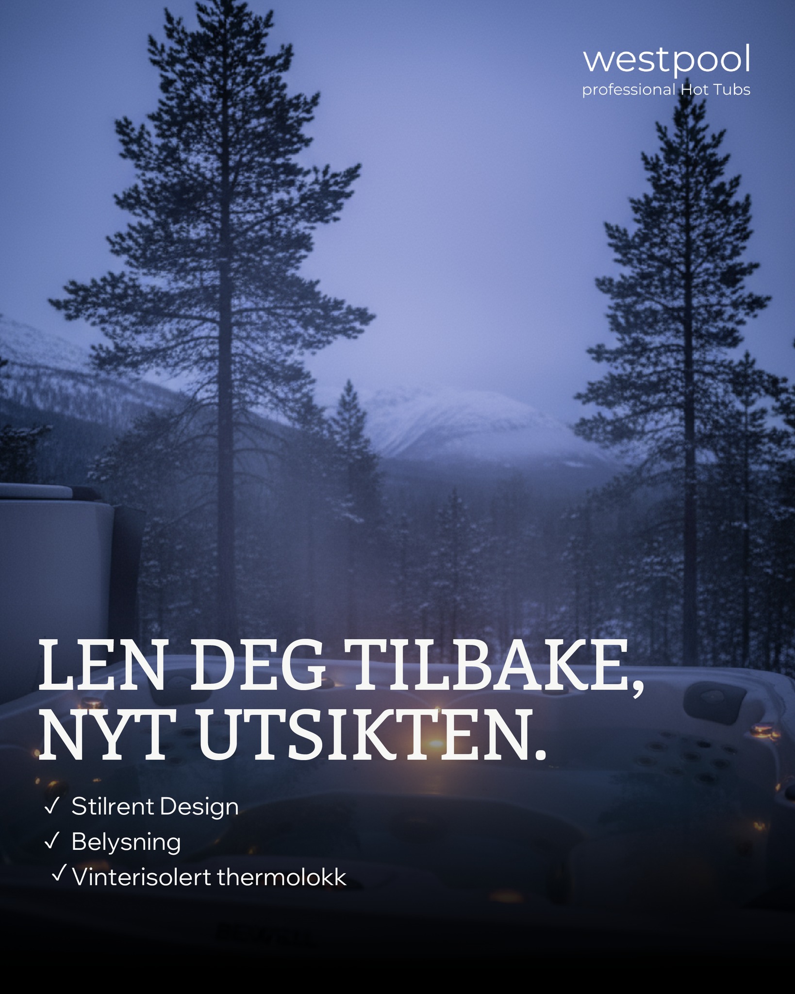 Helgen er til for å puste utpuste ut🌬️
Finn roen, kjenn varmen og la tankene flyte bort i boblene.
God helg fra Westpool 🌊
