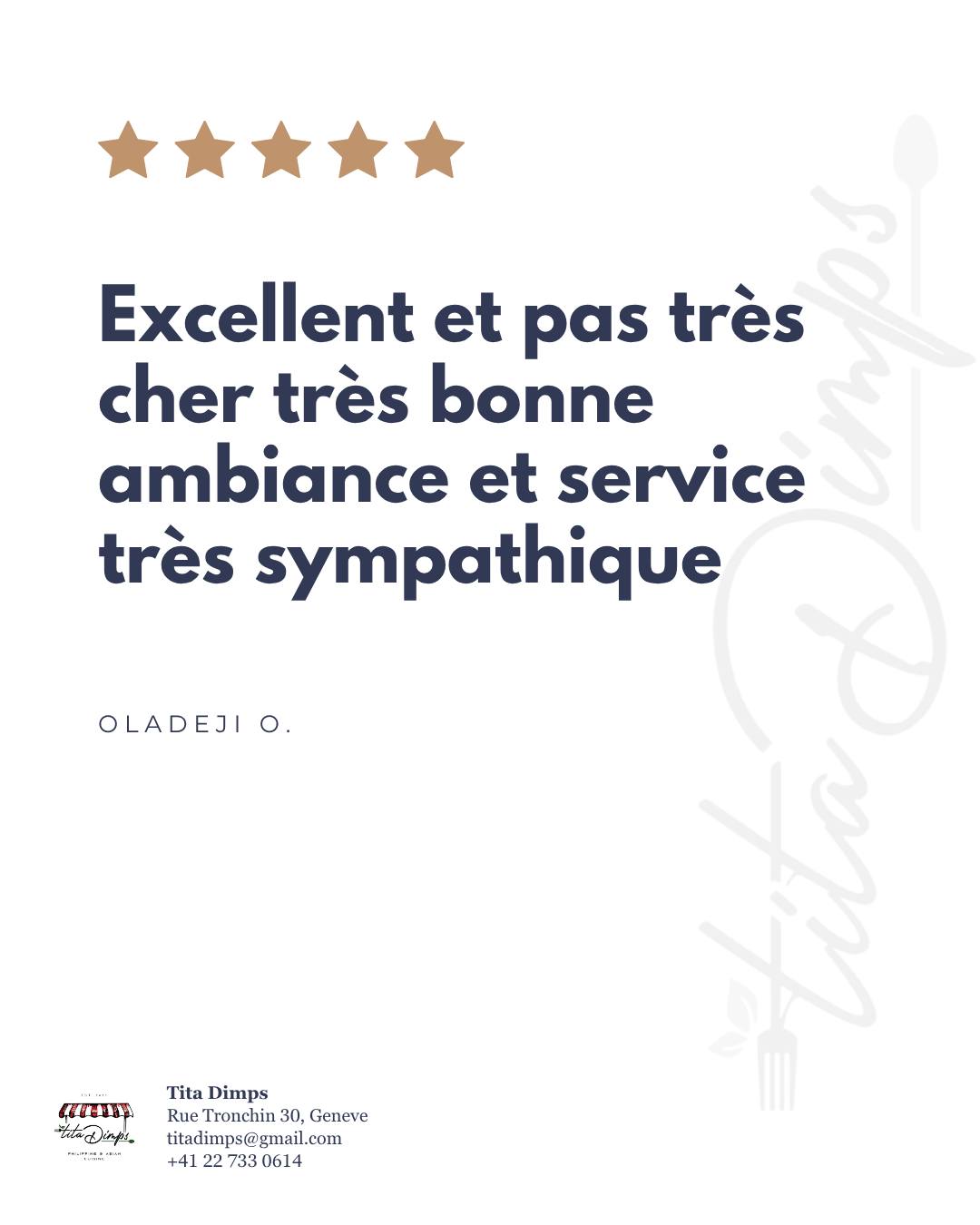 Nothing beats seeing happy tummies and satisfied smiles! 🍲
Tried our food recently? Let us know what you think on Google 💬
#geneva #filipinorestaurantswitzerland #genevaswitzerland #genevafoodie #filipinofood