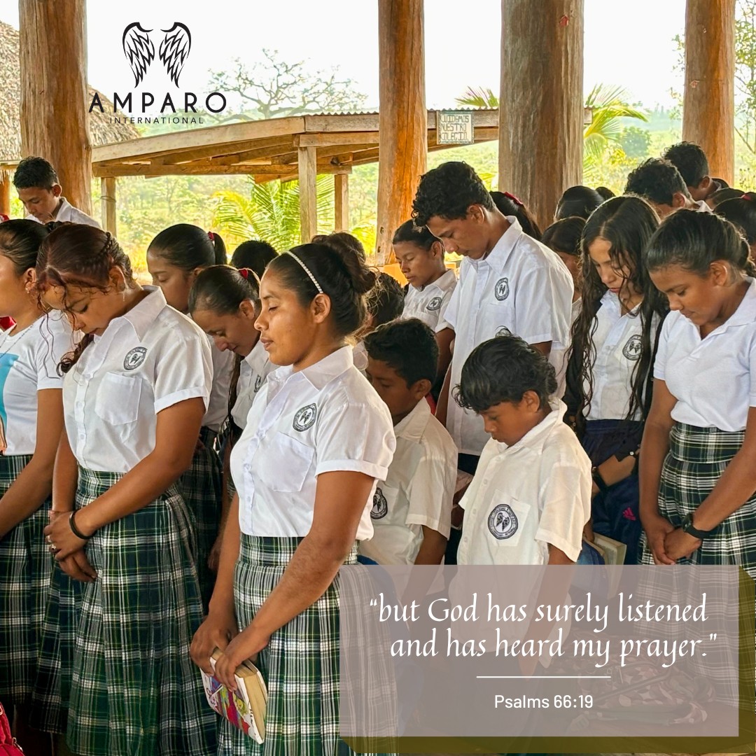 At Colegio Amparo, our three pillars are: Technical, Christian, and Integral. As part of our Christian commitment, we know that sharing faith is essential, and prayer is the guiding force in our lives.
Praying not only connects us with God, but it also gives us peace and clarity in every step we take. Letโs remember that God hears our prayers, and talking to Him helps us face challenges with confidence and hope.
Letโs keep prayer in our hearts and teach our students to stand firm in their faith!
______Espaรฑol________
En Colegio Amparo nuestros tres pilares son: Tรฉcnico, Cristiano e Integral. Dentro de nuestro compromiso cristiano, sabemos que transmitir la fe es fundamental, y que la oraciรณn es la fuerza que nos guรญa.
Orar no solo nos conecta con Dios, sino que nos da paz y claridad en cada paso de nuestra vida. Recordemos que Dios escucha nuestras oraciones, y que hablar con รl nos ayuda a enfrentar los retos con confianza y esperanza.
ยกFomentemos la oraciรณn en nuestros corazones y enseรฑemos a nuestros estudiantes a mantener la fe firme!