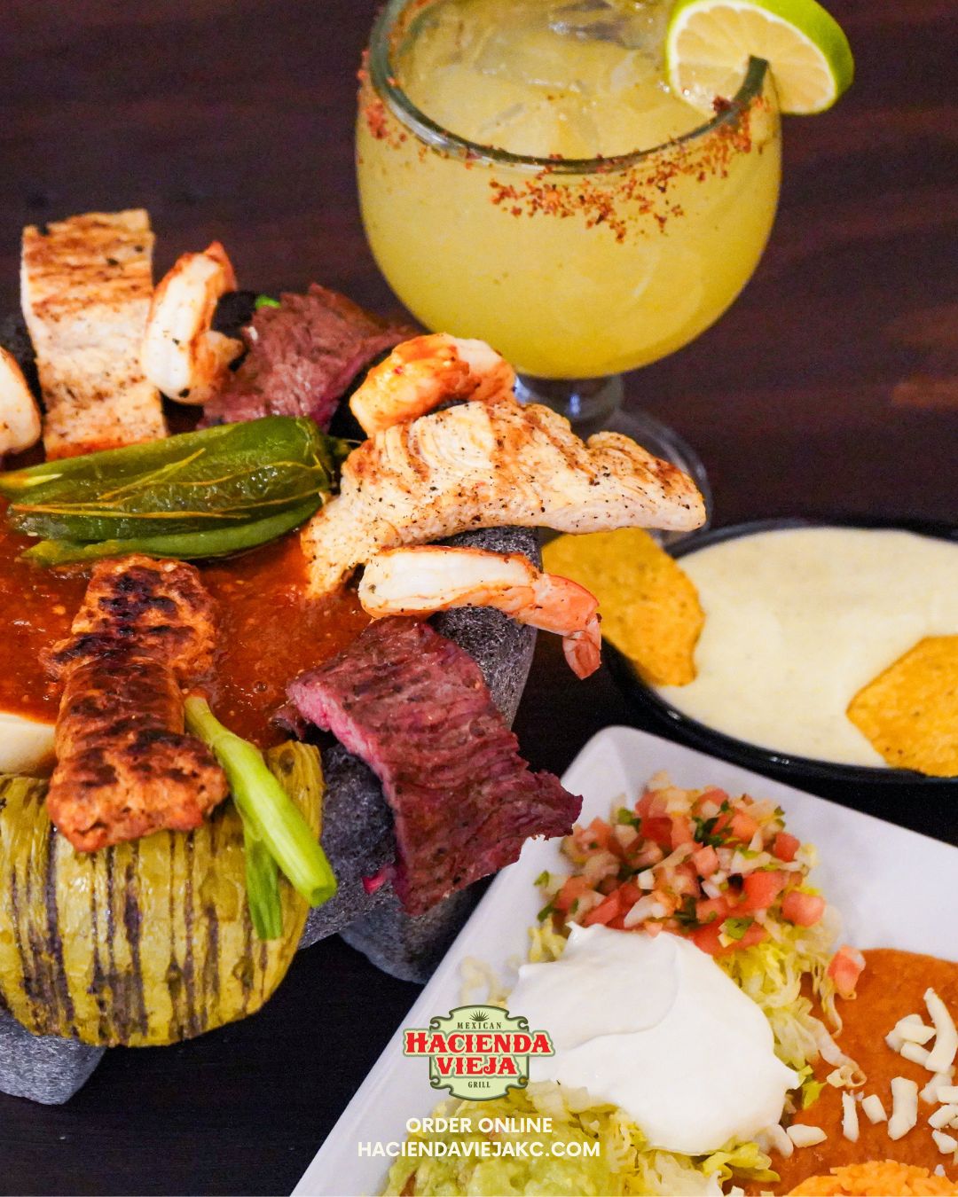 A table full of flavor, ready for you. 😉
What’s your favorite combo at Hacienda Vieja? #TasteTheDifference