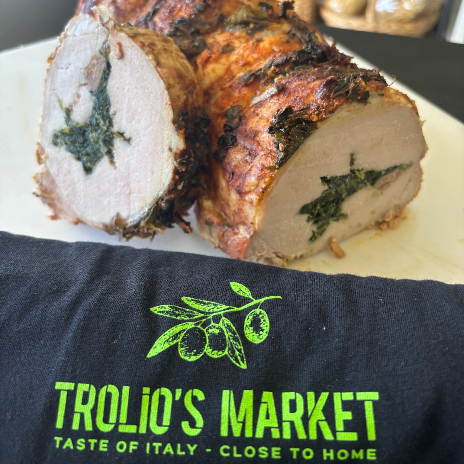 🎉Today's Specials -
Roasted Pork Loin stuffed with Prosciutto, Parmesan Cheese, Spinach and Garlic.
You asked for them so we made some Cannoli today...
Open today until 3:00 pm