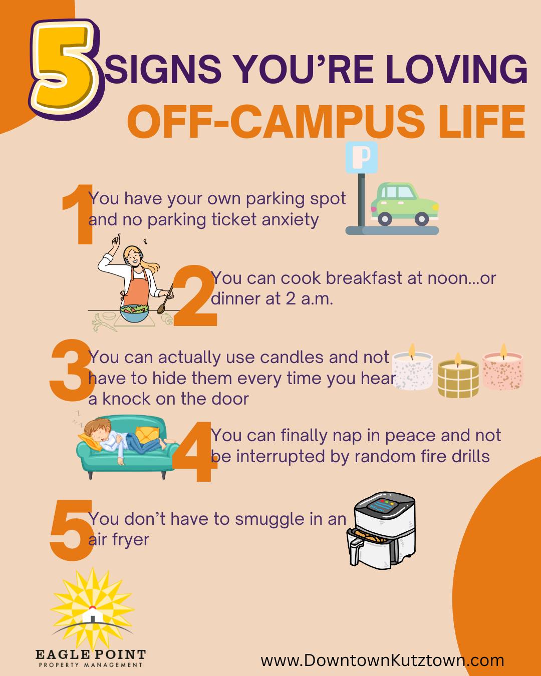 POV: You're absolutely thriving in your off-campus apartment. 🏡✨ #CollegeLife #apartmentliving #eaglepoint #downtownkutztown #KU #goldenbears #kutztownuniversity #livehowyouwantto #EPPM #November #offcampusliving #offcampus #leasing #nowleasing