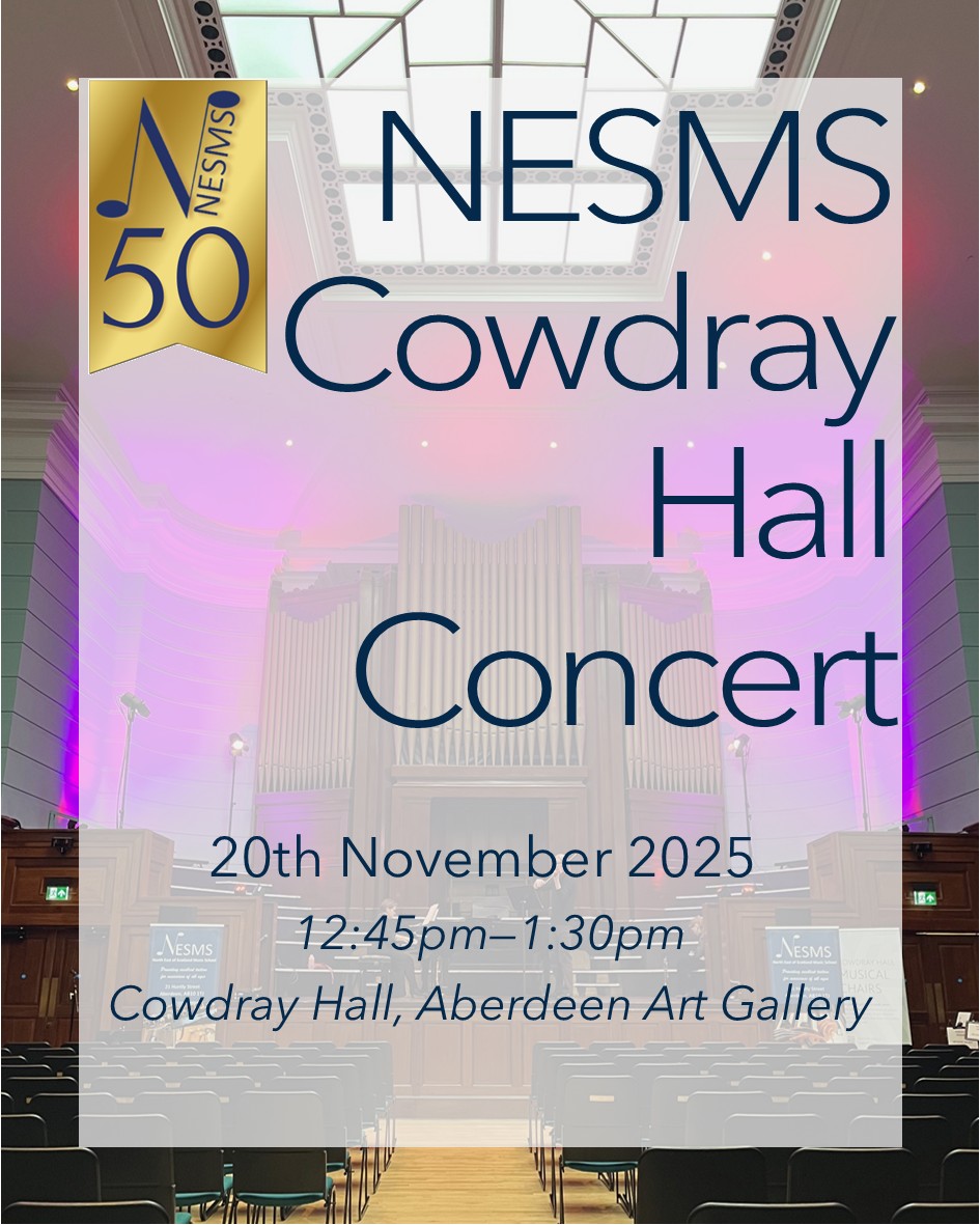 Our November Cowdray Hall concert is a week today! Join us and three of our scholarship students, Michelle (violin), Andrew (piano), and Connie (voice) as they provide a delightful programme of music.