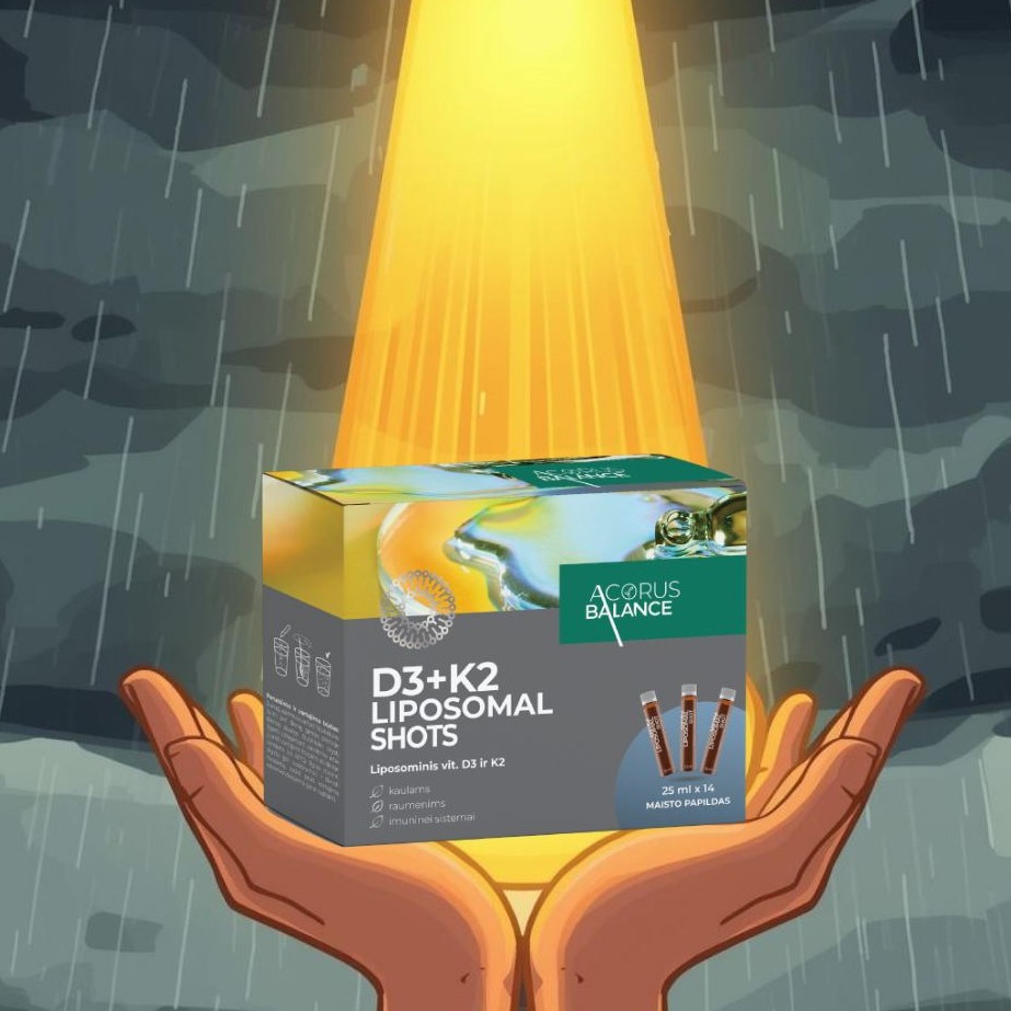Чувствуешь, что дни становятся короче, а энергии всё меньше?
Вот топ-5 главных причин, почему так происходит, если в организме не хватает витамина D 👇
🟡 Ослабленный иммунитет - повышается риск инфекций
(исследование: “Vitamin D and Respiratory Tract Infections”, BMJ, 2017).
🟡 Проблемы с костями и суставами - ухудшается усвоение кальция, что может привести к остеопорозу
(исследование: “The Role of Vitamin D in Bone Health”, Endocrine Reviews, 2016).
🟡 Усталость и низкий уровень энергии - недостаток витамина D связан с хронической усталостью
(исследование: “Vitamin D Deficiency and Fatigue”, Nutrients, 2018).
🟡 Перепады настроения - дефицит витамина D повышает риск депрессии
(исследование: “Vitamin D and Depression”, Journal of Affective Disorders, 2014).
🟡 Проблемы с сердцем и сосудами - может повышаться давление и другие риски
(обзор: “Vitamin D and Cardiovascular Disease”, Circulation Research, 2017).
Все эти симптомы - сигналы, что организму не хватает “солнечного витамина” - витамина D.
Осенью и зимой, когда солнце появляется всё реже, выработка витамина D в коже значительно снижается.
❗️Чтобы поддерживать его уровень и чувствовать себя хорошо, выбирай D3 + K2 Liposomal Shots - жидкую форму с высокой усвояемостью и быстрым действием.
В одной порции (25 мл) - 4000 МЕ витамина D3, который помогает поддерживать хорошее самочувствие, крепкий иммунитет и энергию круглый год.
👉 Витамин K2 поддерживает здоровье костей и способствует нормальному свёртыванию крови.
👉 Витамин D3 помогает поддерживать здоровье костей, зубов и нормальную работу мышц.
Эта комбинация витаминов помогает телу оставаться в равновесии и быть сильным - даже тогда, когда солнце прячется за облаками.
💚 Позаботься о себе уже сегодня - твоё здоровье в твоих руках!
🌐 Найди Acorus Balance Liposomal Vitamin D3 + K2 Shots в нашем магазине Akropole (ул. Латгале 257) или в интернет-магазине.
