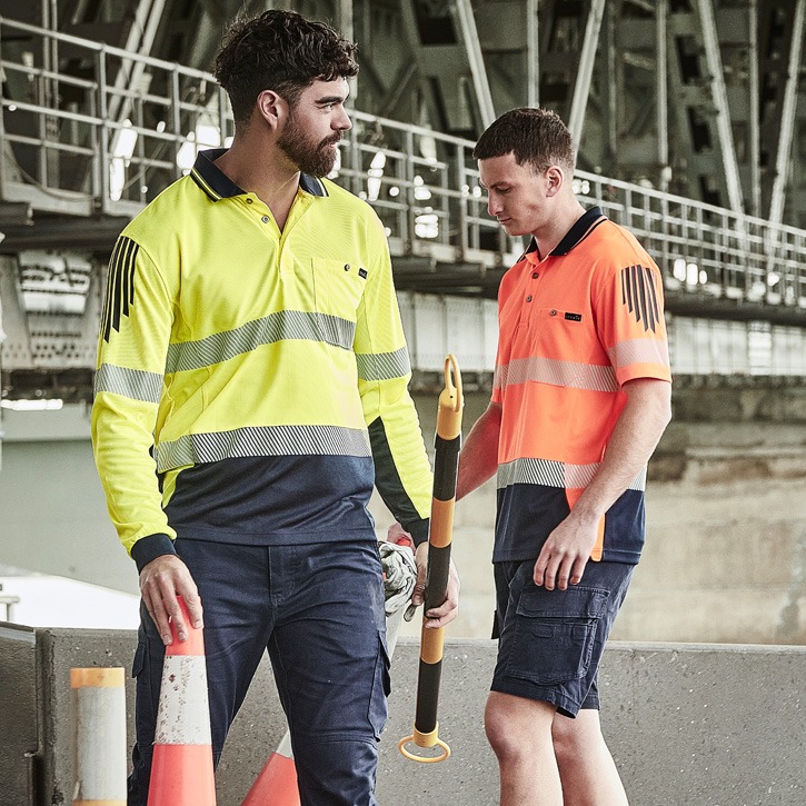 Mens Hi Vis Flux Segmented Tape Polo, in both short and long sleeve, is built for the tough days.
A 175 GSM polyester body with stretch mesh side panels gives you serious breathability when the heat turns up.
Segmented reflective tape keeps you visible without restricting movement, and the 144-filament microfibre polyester keeps things soft, durable, and quick to dry.
Moisture-wicking, highly breathable, chest pocket with pen insert, plus a sharp contrast shoulder print to finish it off.
#PressedForTime #WorkwearAustralia #HiVisWorkwear #BizCollection #SafetyGear #TradieStyle #WorkUniforms #HighVisibility #NewArrival #StaySafeStaySeen