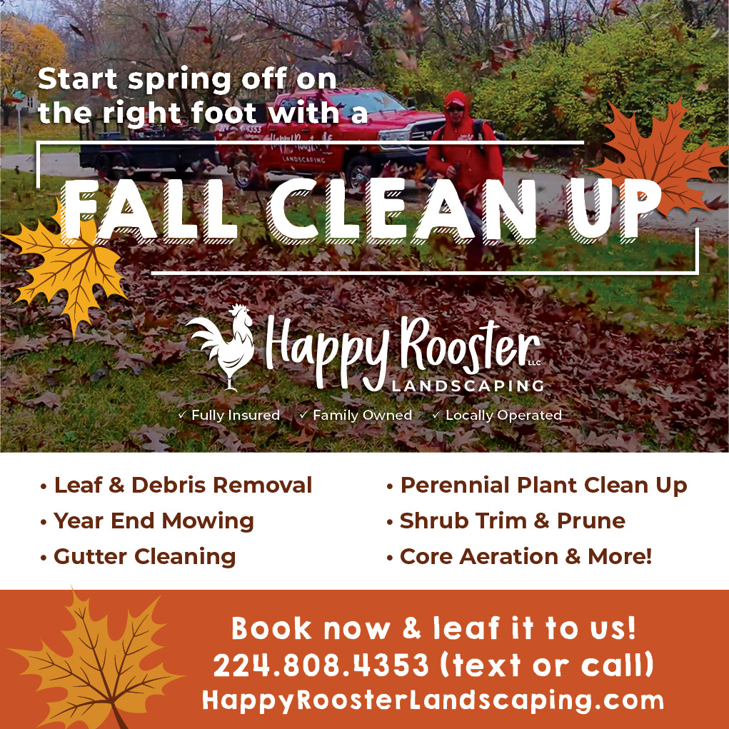 Don’t get buried in leaves — leaf it to us! 🍁
Book your Fall Clean Up now and enjoy a spotless yard ready for winter.
📲 Call or text 224.808.4353 to reserve your spot before they’re gone!
#smallbusiness #HappyRoosterLandscaping #fallcleanup #CrystalLakeIL