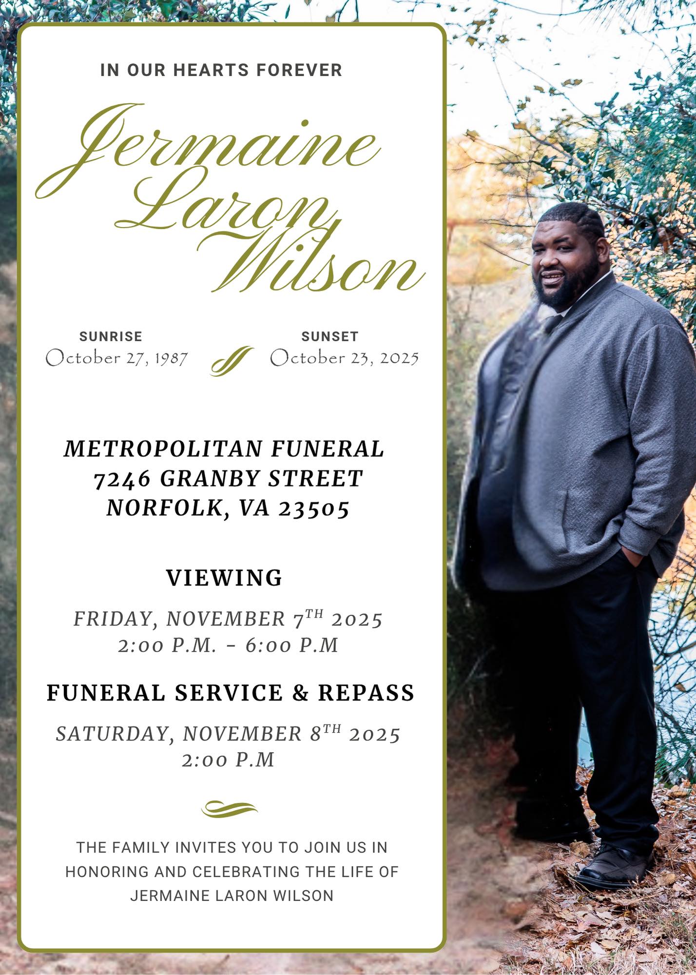 To be honest…this one still hasn’t kicked in. I still feel like bro gonna pop up to family event with laughs, conspiracy theories and jokes.