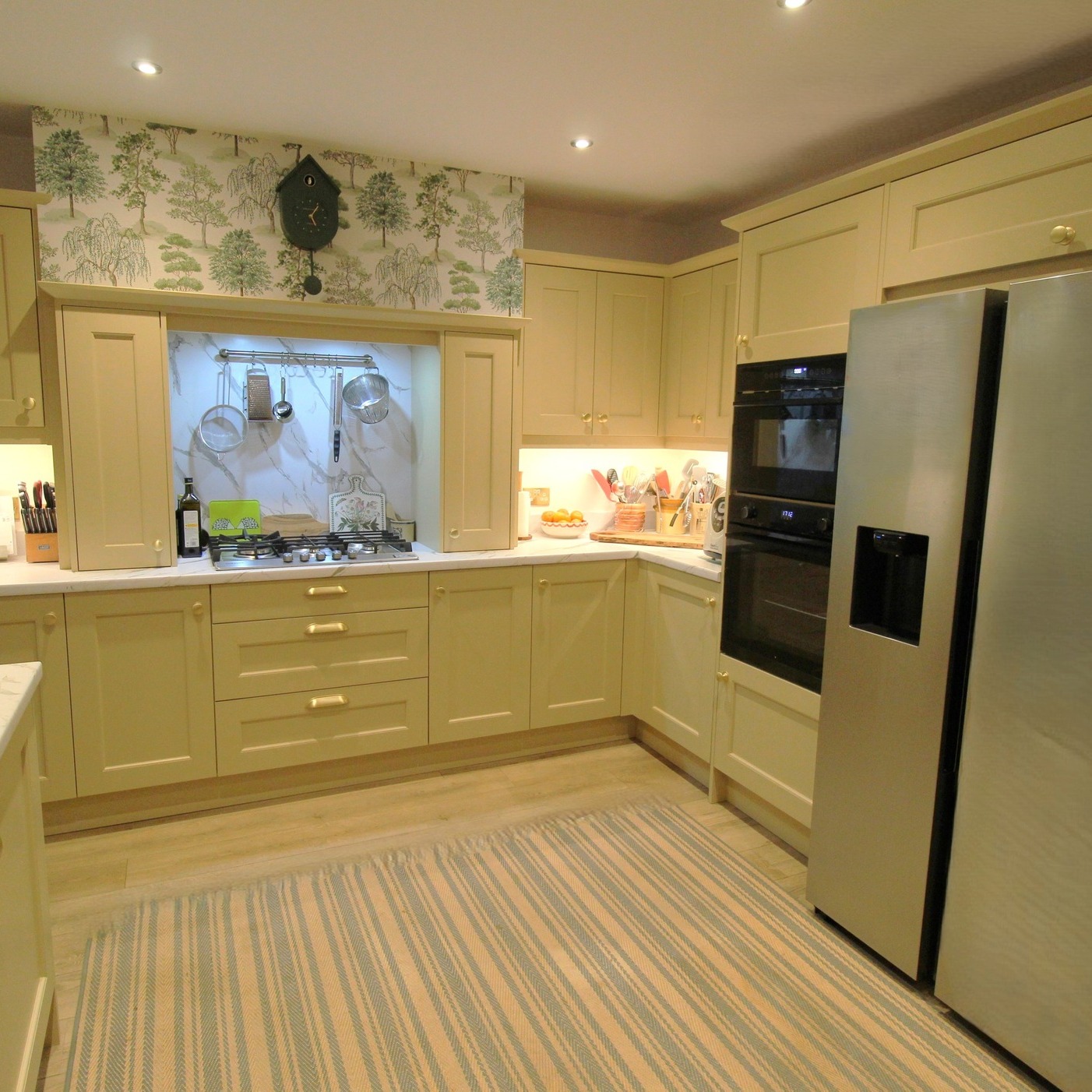 We’re thrilled to share our latest kitchen transformation: a stunning two-tone hand-painted kitchen that perfectly balances traditional charm with contemporary style.
Beautiful two-tone finish, hand-painted to give depth and character using #littlegreenepaint. The tall unit in #ASHESOFROSES6 and the main kitchen in #BATHSTONE64
Gorgeous oak flooring that adds warmth and timeless appeal
Marble-effect worktop for a luxurious, low-maintenance surface
Clever use of space, with smart storage such as the tall breakfast larder cupboard and efficient layout.
A bespoke chimney breast created from stud work, giving that classic, inset look
Our customer was absolutely delighted with the result — a space that feels bespoke, polished, and wonderfully liveable. We know how important this room was to our lovely customer. We are so happy they like this finished room. ENJOY!
A big well done to the team on this. Steve and Phil on fitting, Lee and Ed on the electrics, Chris and Angela on the gas works and Dave for hand painting of the kitchen. Excellent!
If you’re dreaming of a kitchen that combines heritage charm with modern practicality, we’d love to bring your vision to life.
Comment or message us to start planning your dream kitchen today!
www.goodwinskbb.co.uk
#HandPaintedFinish #greatteam #HomeRenovation #Littlegreenepaintcollection #happycustomer #derbyshire #kitchensderbyshire #InteriorDesign #bedifferent #KitchenDesign #StorageSolutions #RenovationUpdate #SmartStorage #HomeImprovement #kitchenideas #KitchenMakeover