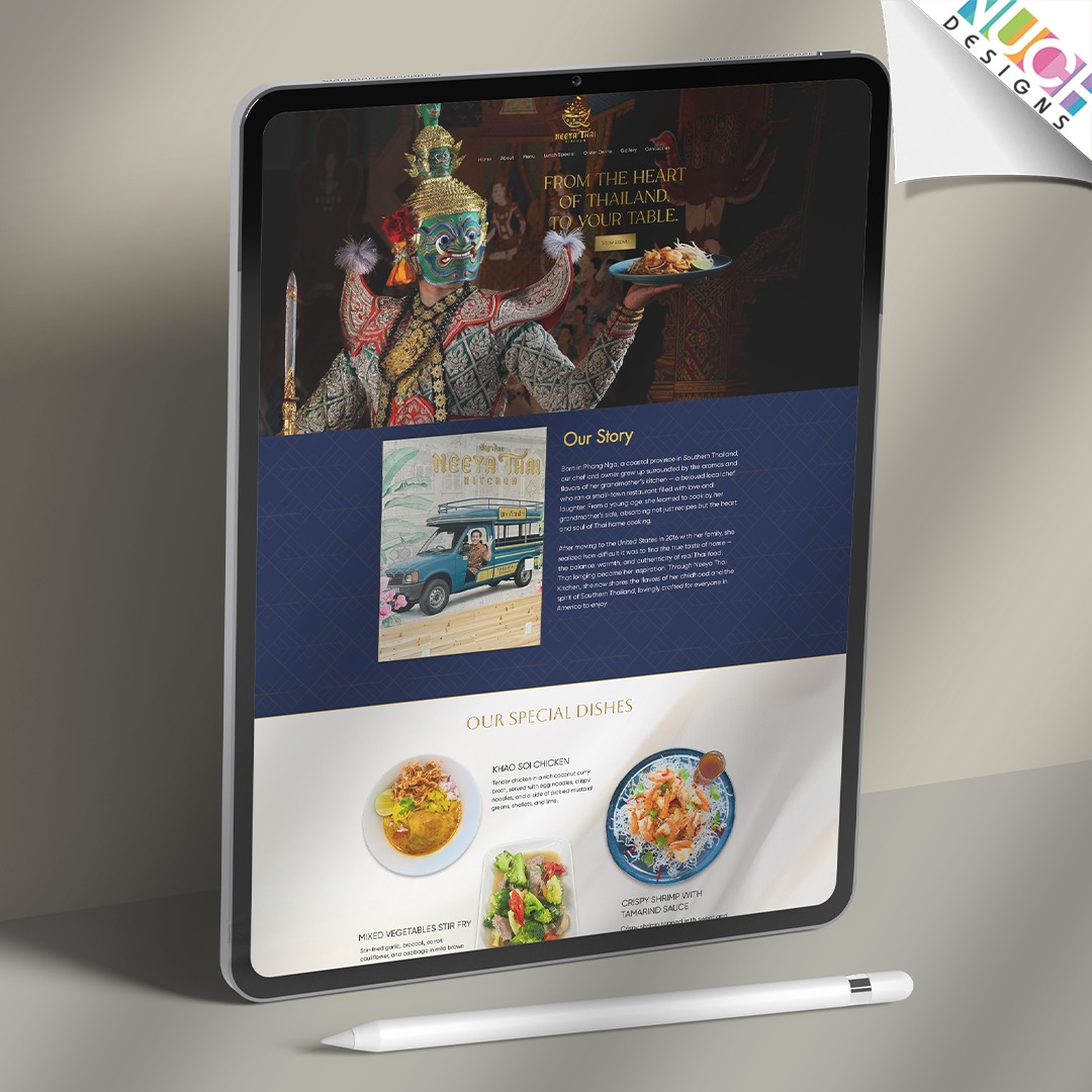 🌐 รวมผลงานออกเเบบ Website ของร้าน Neeya Thai Kitchen, ร้าน Classic Thai Spa, ร้าน Miracle Thai Massage เเละร้าน AS World USA
🌐 Website Design
เราออกแบบเว็บไซต์เเบบ Custom Design ให้รองรับทุกขนาดหน้าจอ ไม่ว่าจะเป็น Desktop, Mobile หรือ iPad พร้อมฟีเจอร์ Order Online เพิ่มความสะดวกให้ลูกค้าค่ะ
🌐 Nuch.Designs รับออกแบบเว็บไซต์ ออกแบบเมนูร้านอาหาร ออกแบบโลโก้ และงานกราฟิกทุกชนิด
🌐 สนใจติดต่อสอบถามโดยตรงได้ที่
Contact: 214-663-1239
Line ID: @nuchdesigns
Email: info@nuchdesigns.com
Website: www.nuchdesigns.com
#ร้านอาหารไทยในอเมริกา #นุชดีไซน์ #nuchdesigns #ออกแบบเว็บไซต์ร้านอาหารไทยในอเมริกา #เว็บร้านอาหารไทยในอเมริกา #เว็บไซต์ร้านอาหารไทย #ออกแบบเมนูร้านอาหาร #ออกแบบเว็บร้านอาหาร #เมนูเครื่องดื่ม #SocialMedia #รับดูเเละSocialMedia #รับดูเเละSocialMediaสำหรับคนไทยในอเมริกา