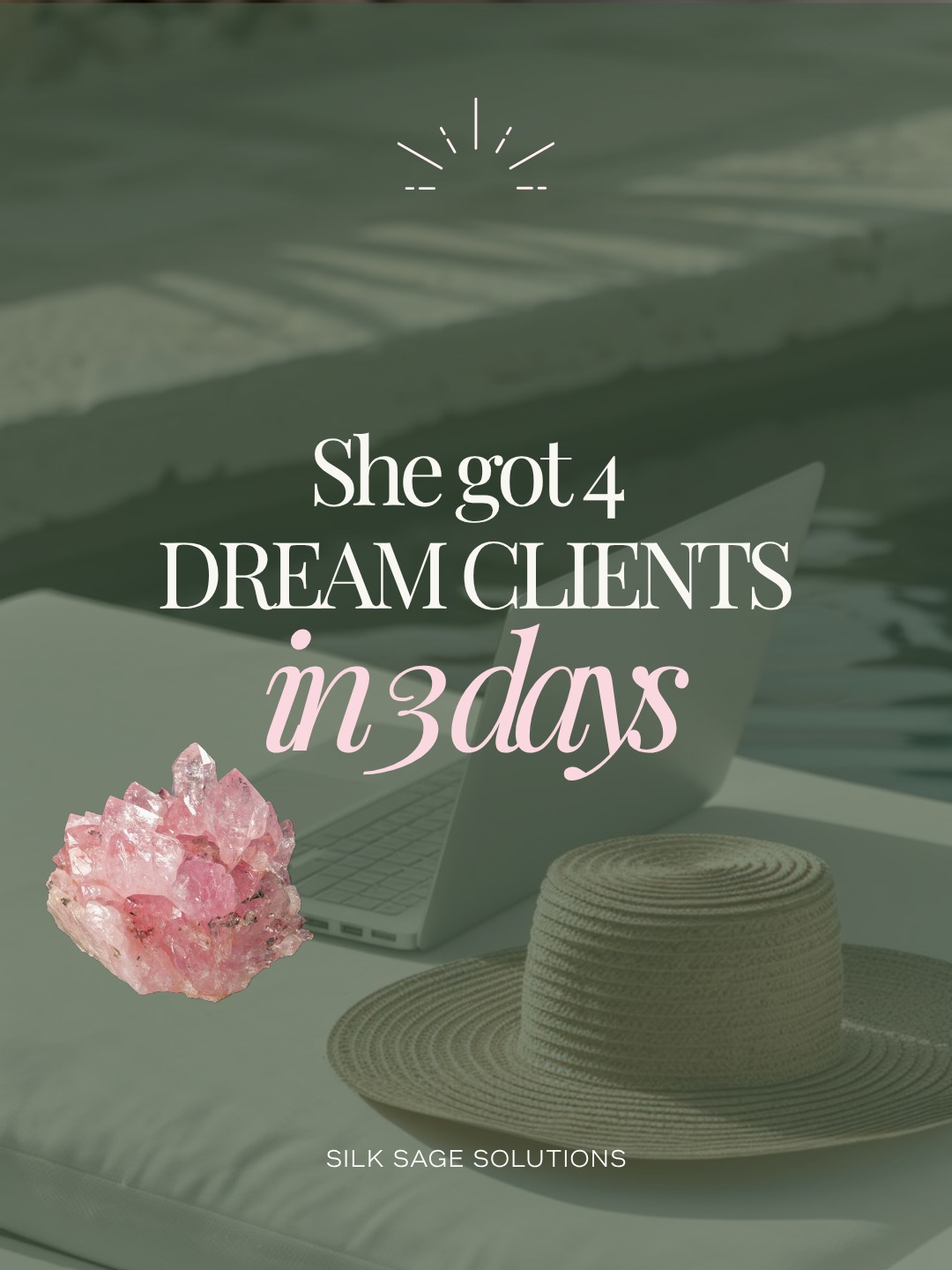 This client didn’t “try harder.”
She got clearer.
We gave her content a makeover — not just the visuals, but the energy.
→ From vanilla captions to spicy, soulful truth
→ From chaotic design to digital altar aesthetic
→ From burnout to booked
She magnetised 4 leads in 3 days.
Zero chasing. Just aligned clarity.
✨ Comment “MAGNETISE” if you want that too.
👉🏼 Follow @silksagesolutions if your content needs more conversion and less cortisol.
#magneticmarketing #brandenergy #soulledvisibility #resultswithresonance #alignedclientattraction