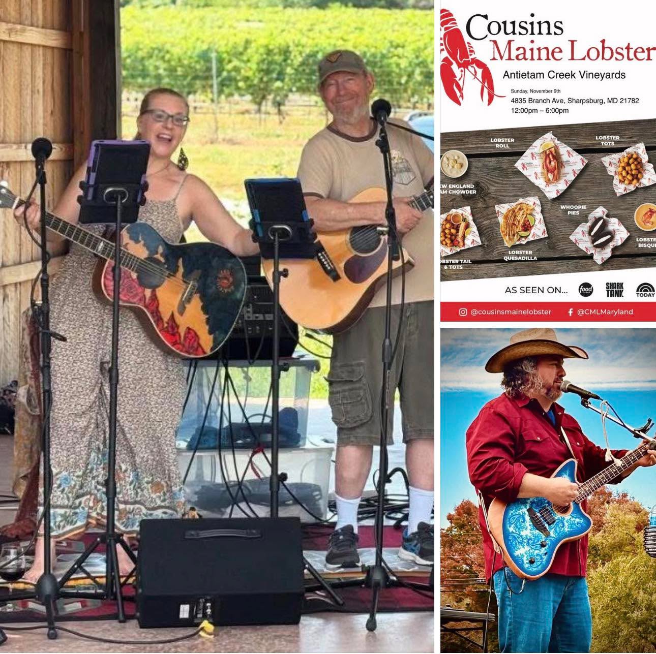 This weekend looks like:
Saturday 🎵Neil and Shannon 2-5pm
Sunday 🦞 Cousins Maine Lobster 12-6pm
🎶 paulminnichmusic 2-5pm
Open 12-6pm Saturday and Sunday
#wineoclock #winelovers #harvestseason2025 #fall #fallvibes #fallseason #wineryfun #antietamnationalbattlefield #antietambattlefield #antietamcreek #foodtrucklife #FoodTruckFun #LiveMusicLovers #livemusicrocks #LiveMusicVibes #winerylife #winery🍷 #winery