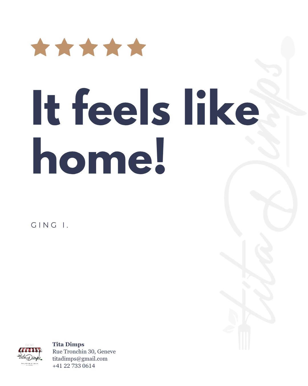 Feels like home — that’s exactly what we love to hear 💛🇵🇭
#geneva #filipinorestaurantswitzerland #genevaswitzerland #genevafoodie #filipinofood