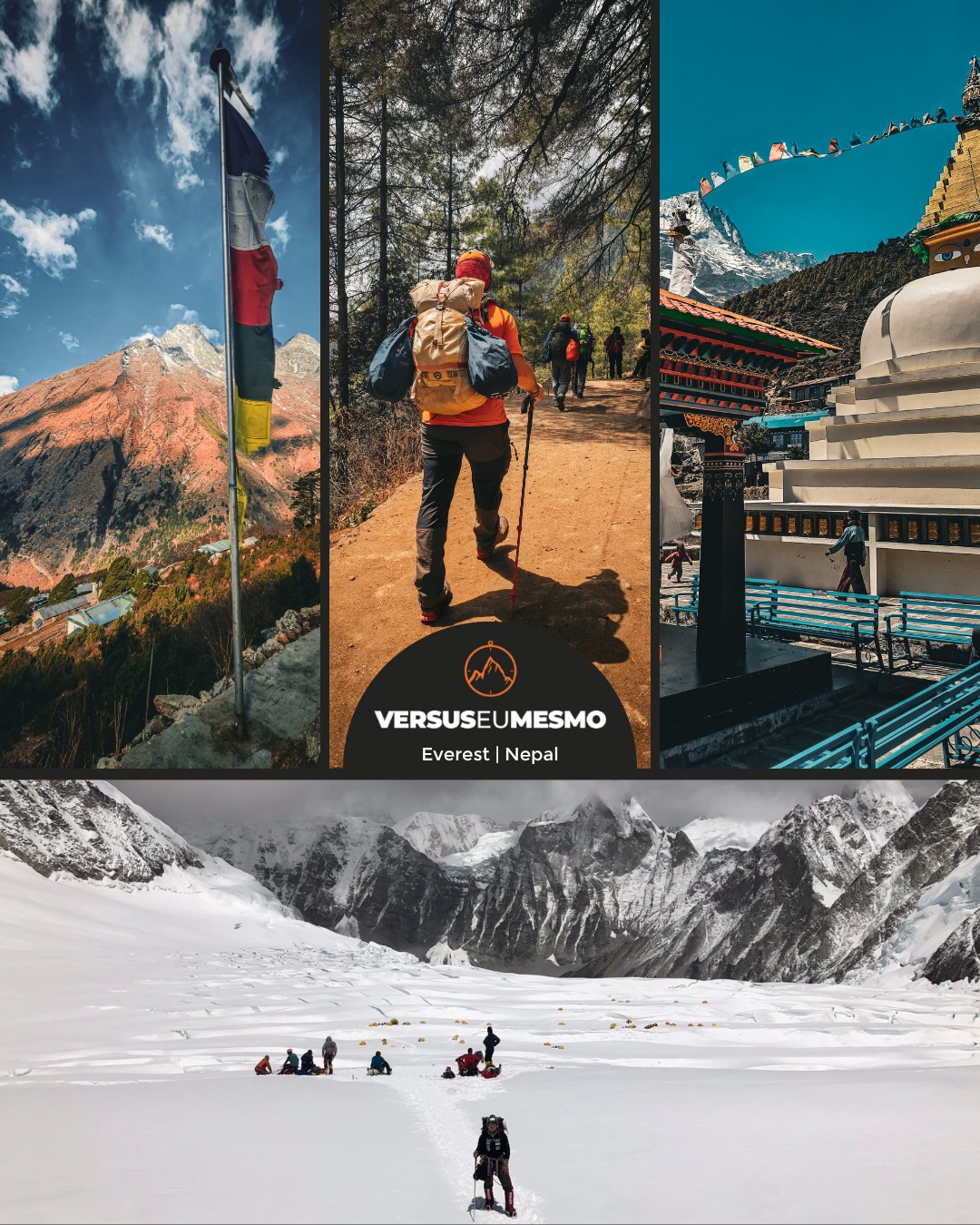 O Everest não é só o topo do mundo.
É o topo de cada medo que você vence,
de cada limite que você ultrapassa. 🏔️✨
O verdadeiro cume é o que você conquista dentro de si.
#VersusEuMesmo #Everest #Nepal #Trilha ##superaçāo