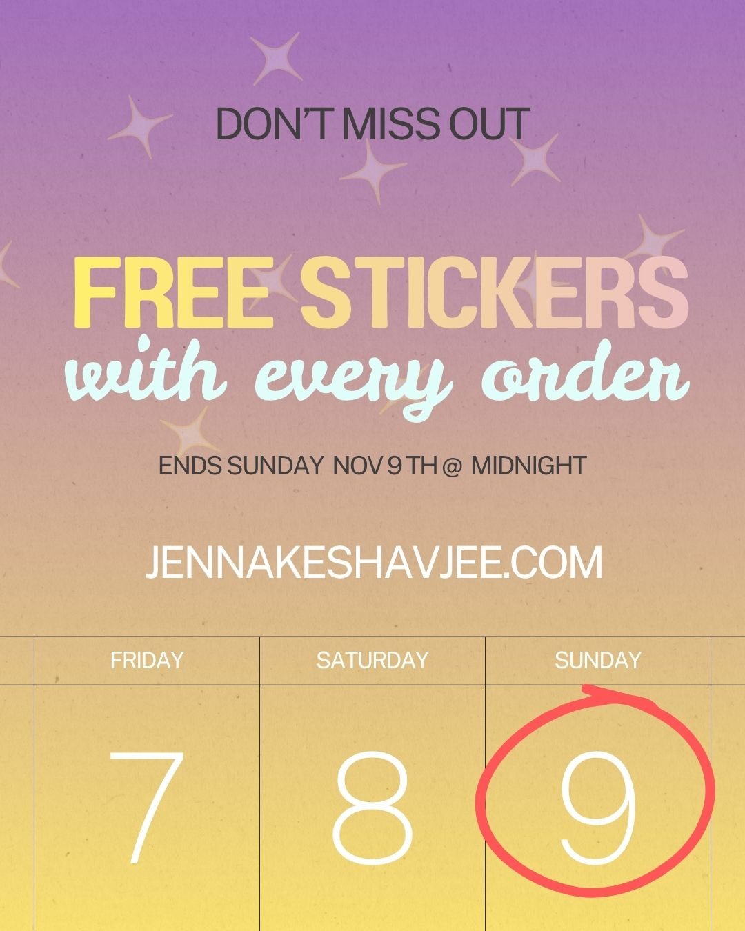 ✨✨😳...ends tomorrow at midnight 😎 treat yo self✨✨