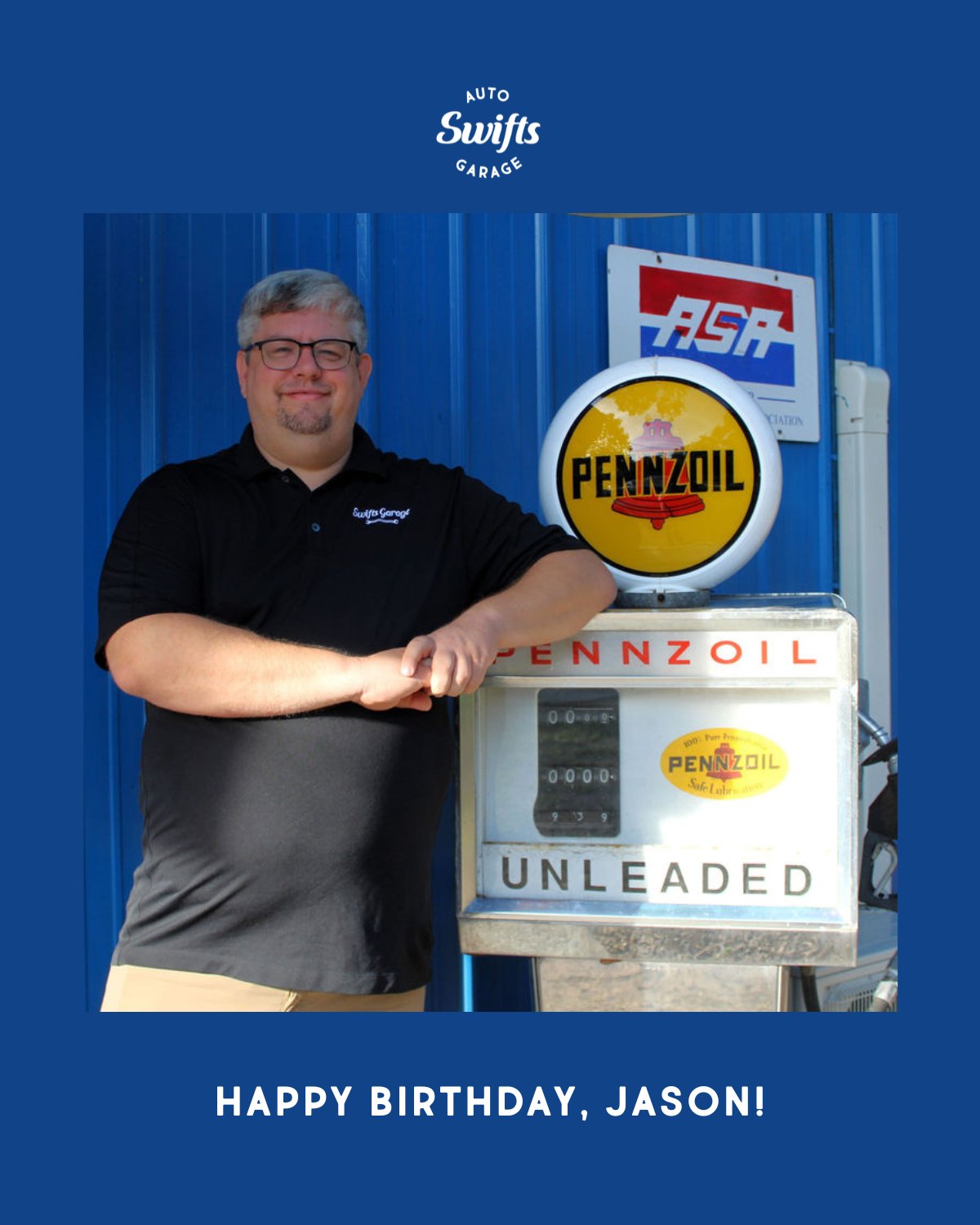Help us wish @realsteele_42 the happiest of birthday! 🎉 Our Lead Service Advisor & Parts Specialist since day one, he’s the calm voice, the clear plan, and the guy who always takes care of our people. We’re grateful for you!
#swiftsgarage #happybirthday #teamswifts