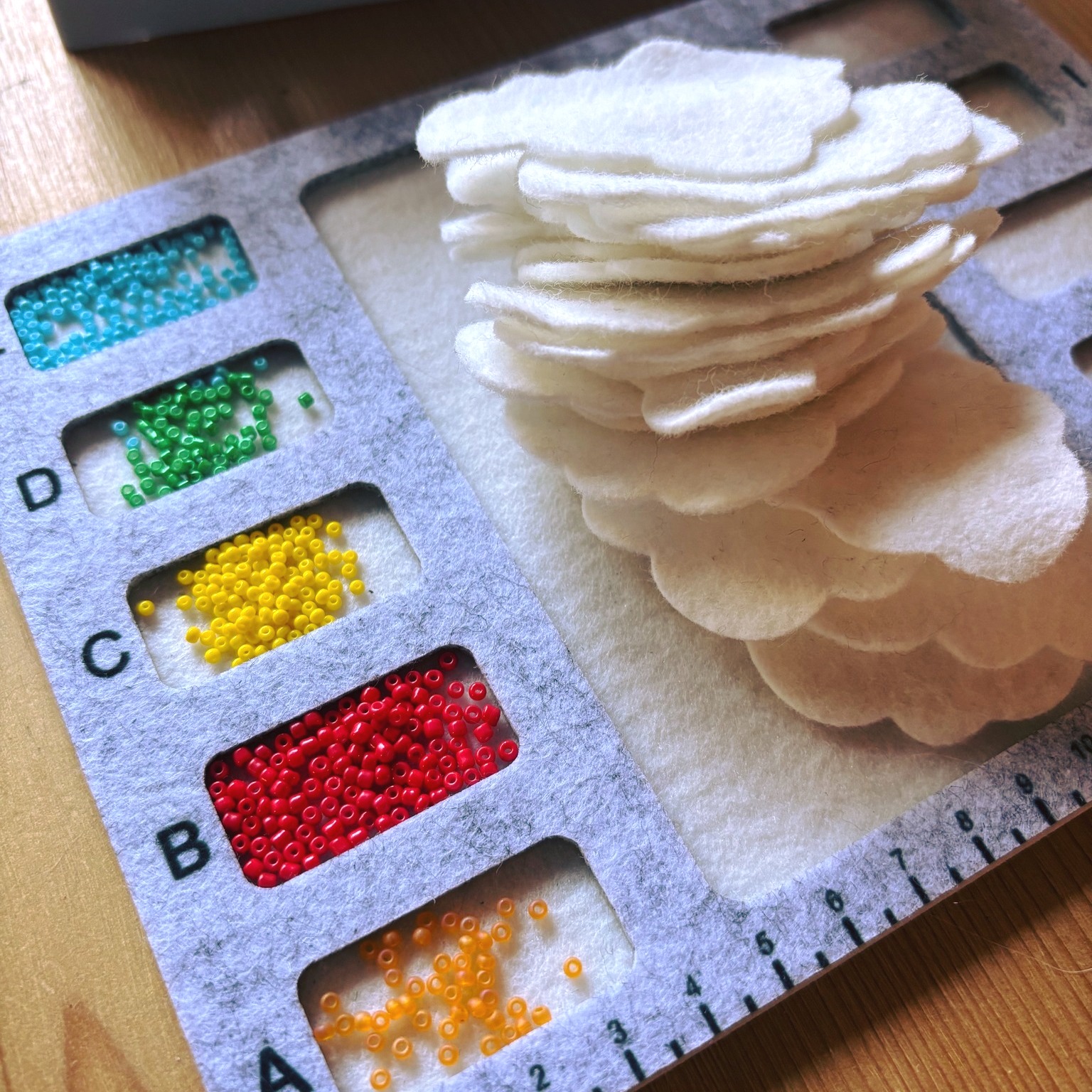 the ornament factory is in full production mode 👷♀️🧵🧶