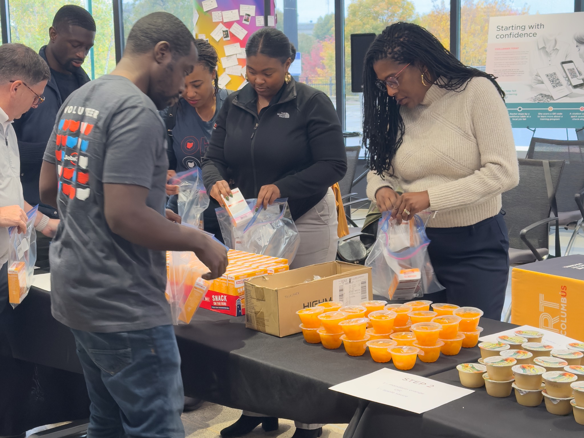 We’re grateful to our friends at Columbus Partnership and One Columbus through @columbusregion for inviting our founder to speak at their recent meal packing event. Together, we packed dozens of meals and took all the food at the end of the event to share with our neighbors in need.
With current struggles surrounding SNAP, partnerships like this help us meet the immediate needs of our community while continuing to build life-changing relationships.
When the government shuts down, our work continues! This website from @midohiofoodcollective has information on where to get food and how to help if you feel moved but aren’t sure where to start: info.mofc.org/shutdown
You can also donate to our Connecting to Resources Fund which supports families' basic needs. Our goal is to raise $5,000, and every dollar will help keep families fed and safely in their homes. Link in bio 💜