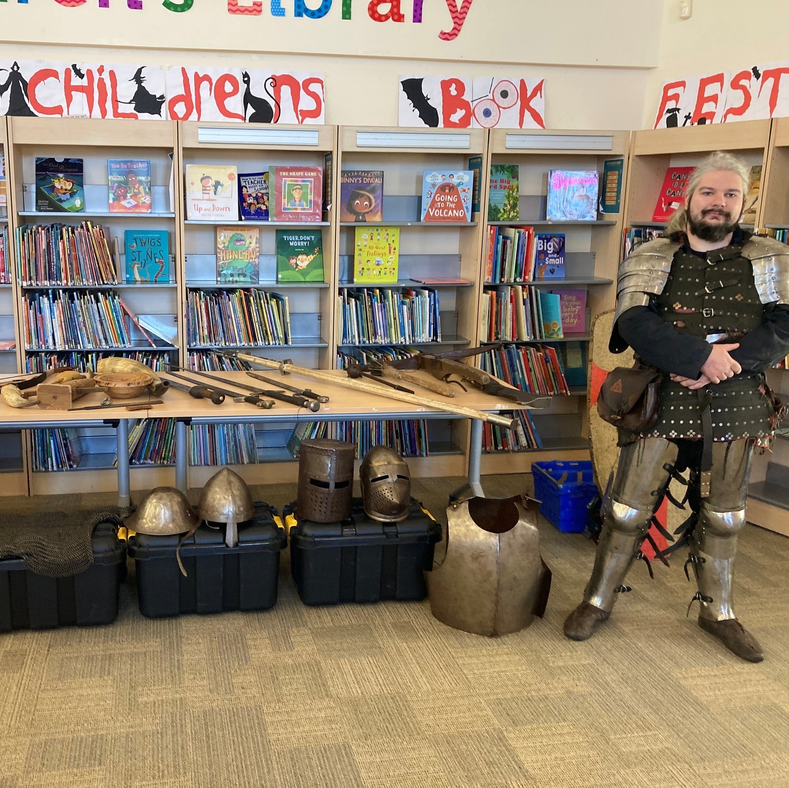 A massive thank you to all the schools and libraries that invited me to do shows this year. Whether it was for children's book festival or talking about the Vikings impact on Ireland, each and everyone was a pleasure to do. #knightforhire #ChildrensBookFestival #limericklibraries #livinghistory #heritageweek #libraryevents #laoislibraries #dublinlibraries #libraries #LibrariesIreland #librariesireland #schoolevents