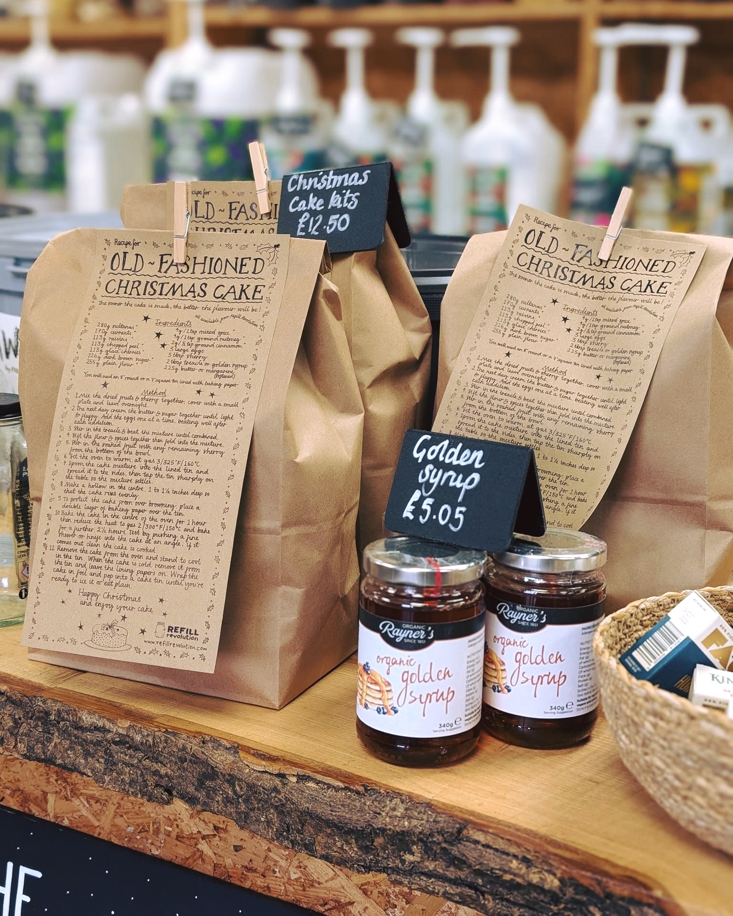 🎄 The Christmas Cake kits are getting popular now.
We've done all the weighing and measuring for you.
You just need to mix it all together (instructions provided), bake, and enjoy.
We’re open until 9am - 4pm today come and get yours ready for a bit of weekend baking 😍