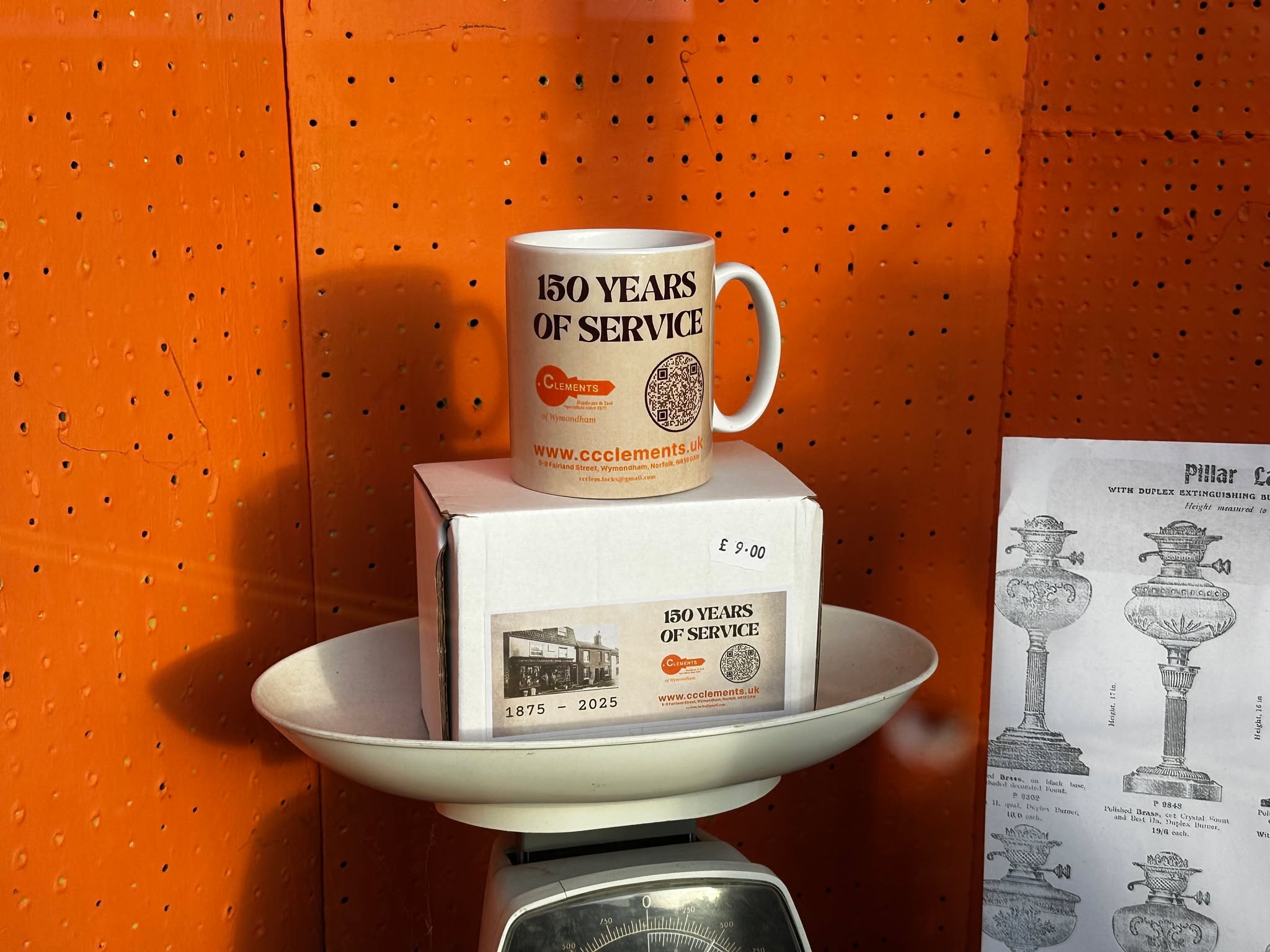 Our 150 year birthday mug 🎉, now available for pre order ONLY for £9.00. Only available until the end of the year, so be quick to get yours.
Contact us for further information on how to order yours. Terms & Conditions apply.
#clements #ccclements #clementsandsons #gift #smallbusiness #ironmongery #celebrate #150years #norfolk #memory #memorylane #locksmith #happybirthday #wymondham #DIY #visitwymondham #birthday #mugs #birthdaymug