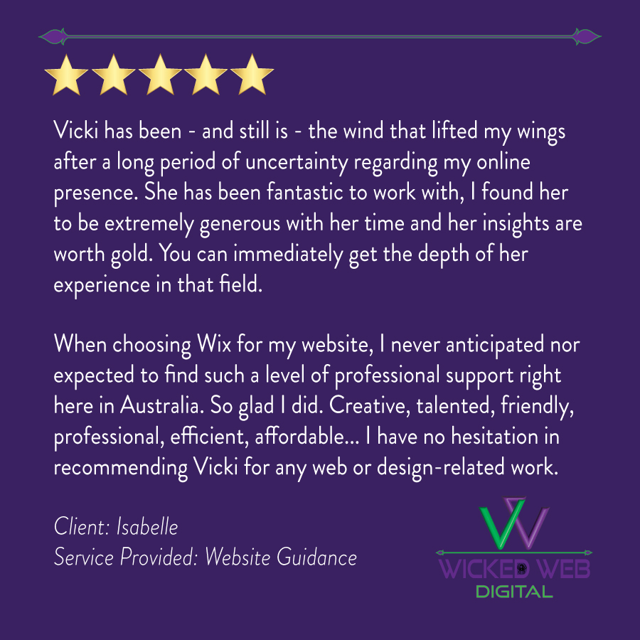 We love happy customers!
When choosing a design platform, make sure you choose something that works for you and your business!
Many designers lock clients into unrealistic platforms and services, many of which are not manageable for the client. I have been a WIX developer and International partner now for over 6 years and experienced the improvements and updates from a basic drag & drop platform to the amazing functionality of Wix Studio.
https://www.wix.com/studio/community/partners/wicked-web
#testimonialtuesday #websitehelp #websitedesign #websitelaunch #website_design #websitedesigner #WebsiteDevelopment #websitedevelopment #websitebuilder #websitedesigner