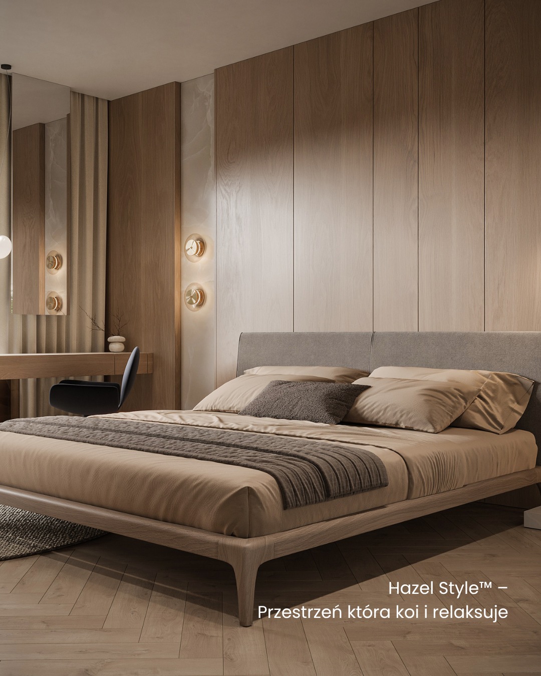 Hazel to przestrzeń, która koi i relaksuje.
Nie przez przypadek.
Każda linia, proporcja i faktura zostały zaprojektowane tak,
by Twój układ nerwowy mógł odpocząć.
To wnętrza, które działają na zmysły —
subtelnie przywracają równowagę między ciałem a umysłem.
Bo prawdziwy luksus nie polega na nadmiarze,
tylko na spokoju, który zostaje w Tobie.
#HazelStyle #HazelArchitects #SpokójToNowyLuksus #ArchitekturaWnętrz #CiszaWFormie #WnętrzaZDuszą #NaturalneMateriały #EstetykaSpokoju #PolskiDesign #MinimalistyczneWnętrza #NowoczesnyDom #ProjektowanieWnętrz #ŚwiatłoWeWnętrzu #HarmoniaDomu #DesignKtóryKoi #HazelMood