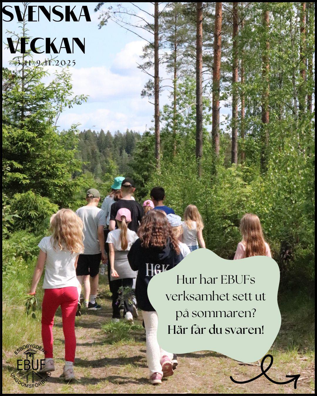 EBUFs verksamhet växer varje år och vi når ut till fler deltagare🩵 Fler deltagare betyder även att det påverkar andra områden i vår verksamhet…👀🍿🧦👚
#EBUF #svenskaveckan #svenskaveckan2025 #esbo