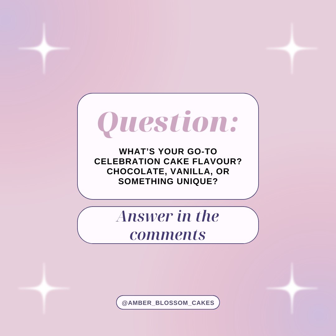 Cake lovers, I need to know ๐
Whatโs your go-to celebration cake flavour?
Chocolate? Vanilla? Something fancy like lemon curd or caramel swirl? ๐ฐ
Drop your answer in the comments โ letโs see which flavour reigns supreme! ๐โจ
#AmberBlossomCakes #CakeChat #CakeLoversUnite #ShoalhavenBaker #CustomCakes #SouthCoastWeddings