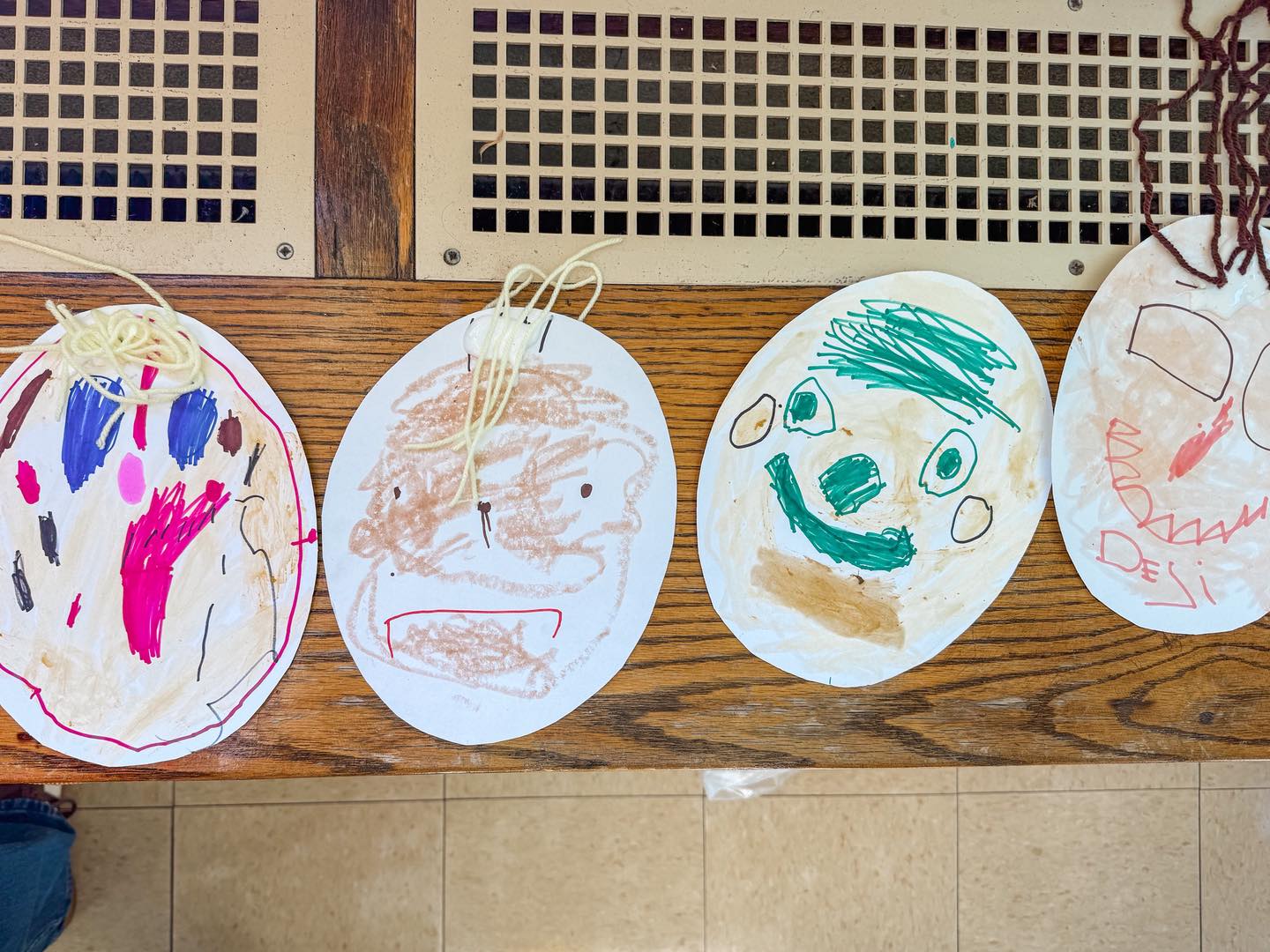 FUMCN students have been exploring the various ways we are all similar yet different with hand-made portraits 🙂🤩🥰😆