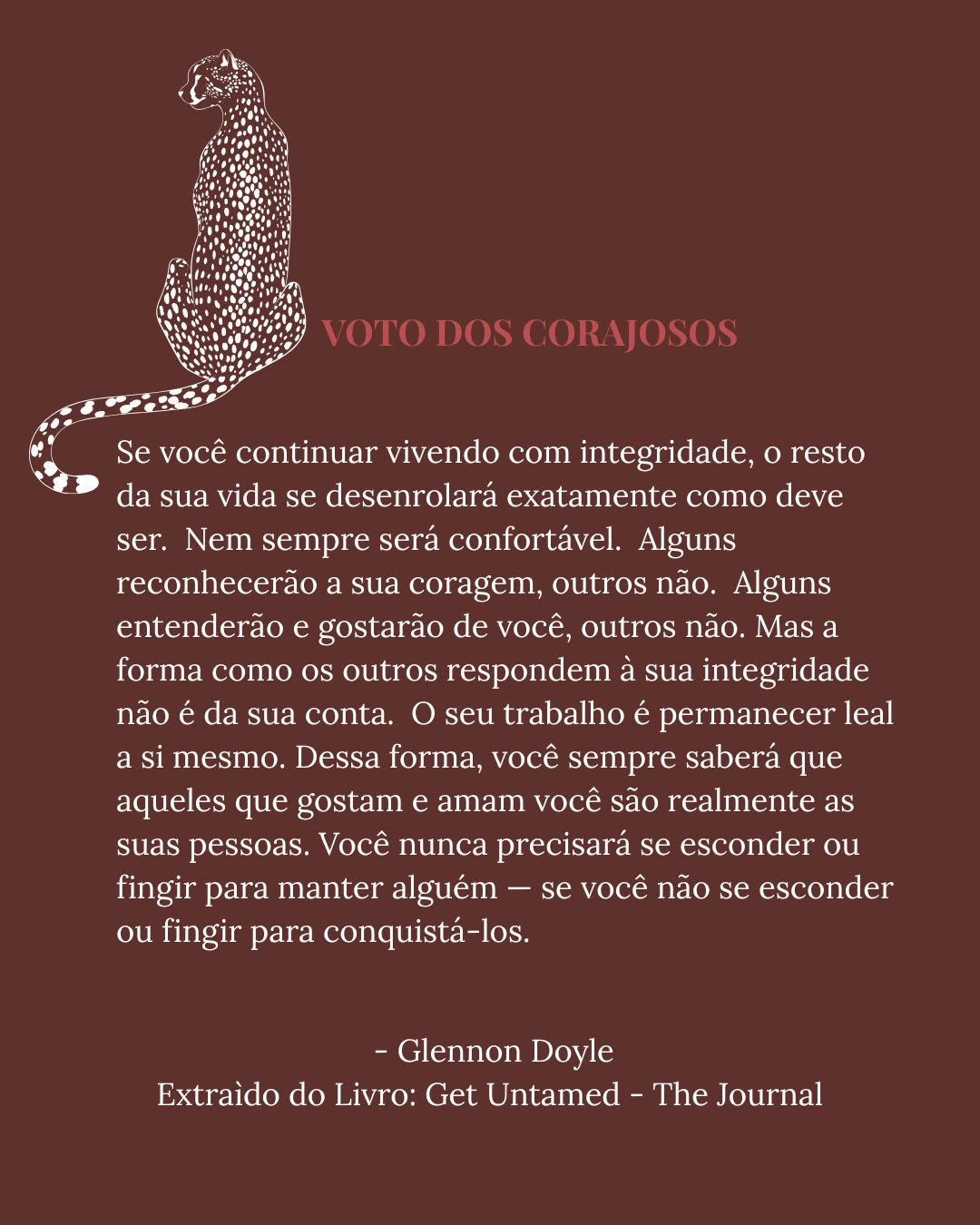 Ser verdadeiro custa caro.
Mas viver fingindo custa a alma.
Escolha a inteireza, mesmo que tremendo.
———
Being true comes at a cost.
But pretending costs your soul.
Choose wholeness — even if your hands are shaking.
#AlmasViajantes #VotoDosCorajosos #ViverComCoragem #EspiritualidadeComDireção
#SoulTravelers #BraveryWithSoul #LiveInTruth #CourageAndPresence