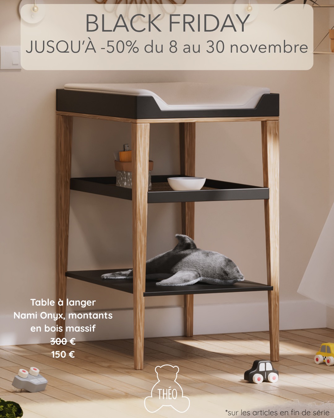 ✨Du 8 au 30 novembre, profitez de -50% de promotion sur nos articles en fin de série.
Stock limité !
#bienetrebebe #rotin #boisnaturel #natureetdesign #mobiliernaturel #ecoresponsable #chambrebebe #promobebe #designfrançais #mobilierdurable #chambrebébé #theobebe #meublesbebe #conseilparents