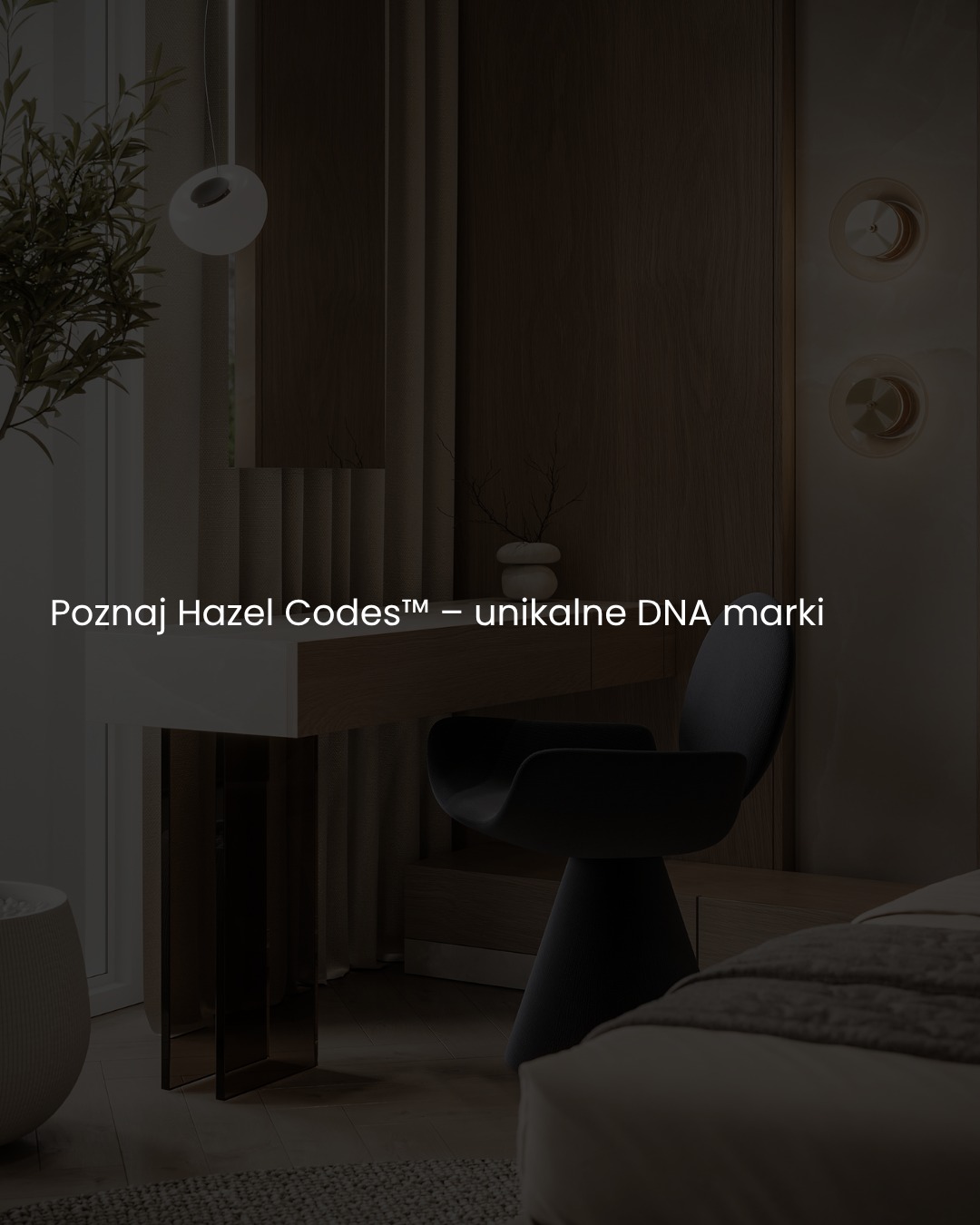 Każda marka ma swój styl.
Ale tylko nieliczne mają DNA, które czuje się, zanim się je zrozumie.
W Hazel tym DNA jest cisza, światło, proporcja i ponadczasowość.
To język, w którym opowiadamy o spokoju, obecności i subtelnym luksusie.
Nie interesuje nas trend.
Interesuje nas emocja, która trwa dłużej niż moda.
Hazel powstało z potrzeby tworzenia przestrzeni, które oddychają razem z człowiekiem.
Przestrzeni, w których możesz być - nie tylko mieszkać.
To nasz kod.
To Hazel.
#HazelDNA #HazelStyle #HazelArchitects #QuietLuxury #EmotionalArchitecture #ModernCalm #DesignThatFeels