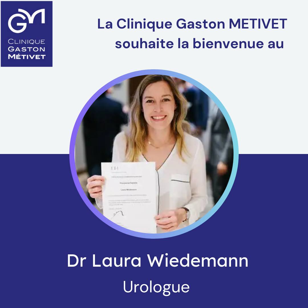 đšââïž Nouvelle consultation dâurologie Ă la Clinique Gaston MĂ©tivet
La Clinique Gaston MĂ©tivet est heureuse dâaccueillir le Dr Wiedemann, urologue, qui consulte dĂ©sormais sur les sites de Saint-Maur-des-FossĂ©s et Ozoir-la-FerriĂšre.
Le Dr Wiedemann est spĂ©cialisĂ© dans la prise en charge des affections de lâappareil urinaire (reins, voies urinaires, glandes surrĂ©nales) et des organes gĂ©nitaux masculins.
Elle assure le dĂ©pistage, le suivi et le traitement des pathologies urologiques chez la femme et chez lâhomme.
đ Sites de consultation : Saint-Maur & Ozoir-la-FerriĂšre
đ
Rendez-vous sur Doctolib : https://bit.ly/urologue-wiedemann
#Urologie #Santé #cliniquegastonmetivet #villesaintmaurdesfossés #OzoirLaFerriere #Médecine #ChirurgieUrologique #Reins #VoiesUrinaires