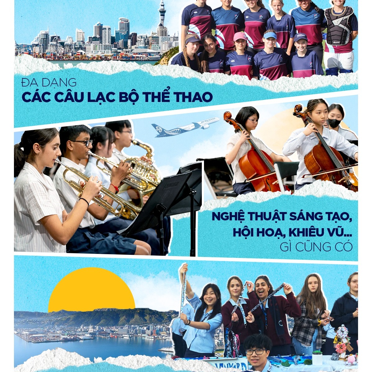 🌟 Khám phá Botany Downs Secondary College - Ngôi trường trung học thuộc top 50 Trường tốt nhất tại New Zealand!
📍 Vị trí: Auckland, New Zealand
🏫 Loại trường: Công lập, bậc trung học (Year 9-13) dành cho nam và nữ
👩🎓 Học sinh: Học sinh quốc tế và địa phương
Botany Downs Secondary College (BDSC) nổi bật với môi trường học tập thân thiện, hiện đại và an toàn, giúp học sinh phát triển toàn diện cả về học thuật và kỹ năng sống.
✨ Điểm mạnh của Botany Downs Secondary College:
1️⃣ Chương trình học đa dạng & linh hoạt: Học sinh có thể lựa chọn môn học theo sở thích và năng lực, từ STEM, nghệ thuật, đến thể thao. Hỗ trợ chuẩn bị cho NCEA và lộ trình đại học trong và ngoài New Zealand.
2️⃣ Môi trường quốc tế, thân thiện: Học sinh từ nhiều quốc gia hòa nhập, giao lưu và học hỏi lẫn nhau. Giáo viên nhiệt tình, quan tâm sát sao từng học sinh.
3️⃣ Hoạt động ngoại khóa & thể thao phong phú: Câu lạc bộ học thuật, nghệ thuật, thể thao giúp học sinh phát triển kỹ năng mềm, lãnh đạo và tinh thần đồng đội.
4️⃣ Cơ sở vật chất hiện đại: Thư viện, phòng thí nghiệm, sân thể thao, khu học tập ngoài trời… tất cả đều được trang bị đầy đủ để tạo môi trường học tập tốt nhất.
🚀 Cơ hội phát triển toàn diện: Botany Downs Secondary College không chỉ trang bị kiến thức mà còn giúp học sinh trở thành công dân toàn cầu tự tin, năng động.
📩 Liên hệ ngay để biết thêm chi tiết về chương trình học và cơ hội học bổng tại Botany Downs Secondary College!
👉 Đăng ký lịch tư vấn 1-1 tại: https://bit.ly/meetingLPNZS
---
Nhận học bổng du học từ 15 - 25% học phí cho bậc trung học với #LPNZS ngay hôm nay.
☎️ +84 90 355 8410
📧 dinh.yen@sannams4.com
📌 Tìm hiểu thêm tại Website: https://www.trunghocnewzealand.com/
#Duhoc #NewZealand #TrunghocNewZealand #LightPathNZSchools #LPNZS #Hocbongtrunghoc